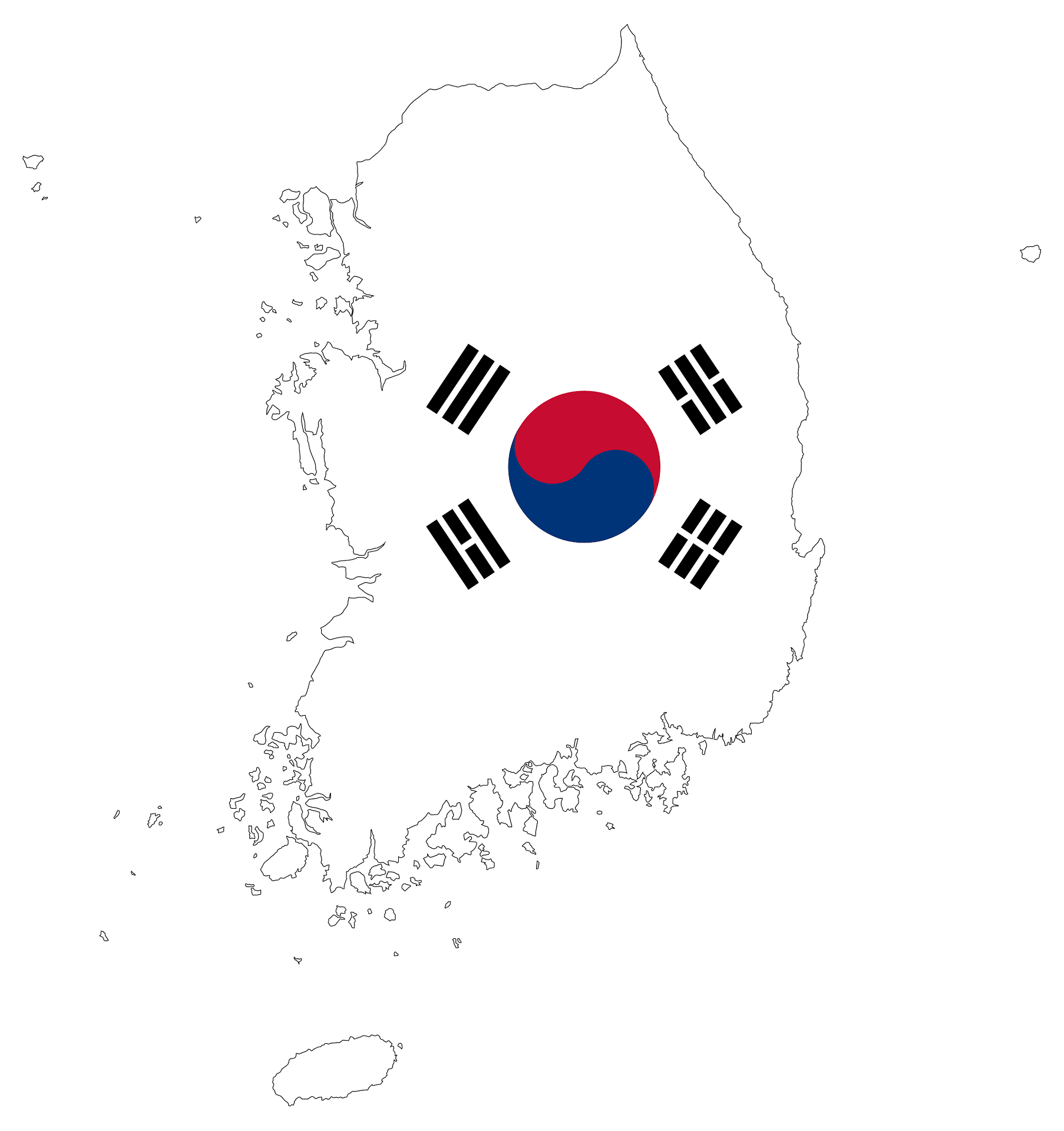 South Korea Map Wallpapers - Wallpaper Cave