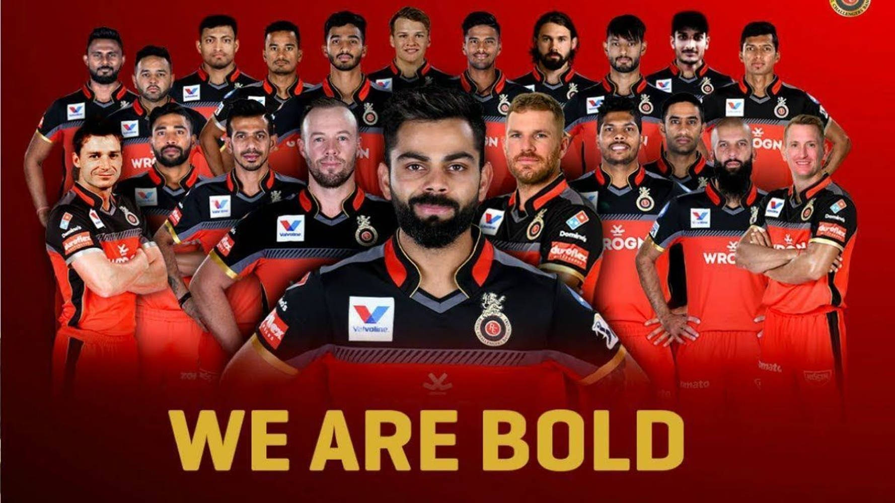 Download Rcb Ipl 2021 Team Lineup Wallpaper