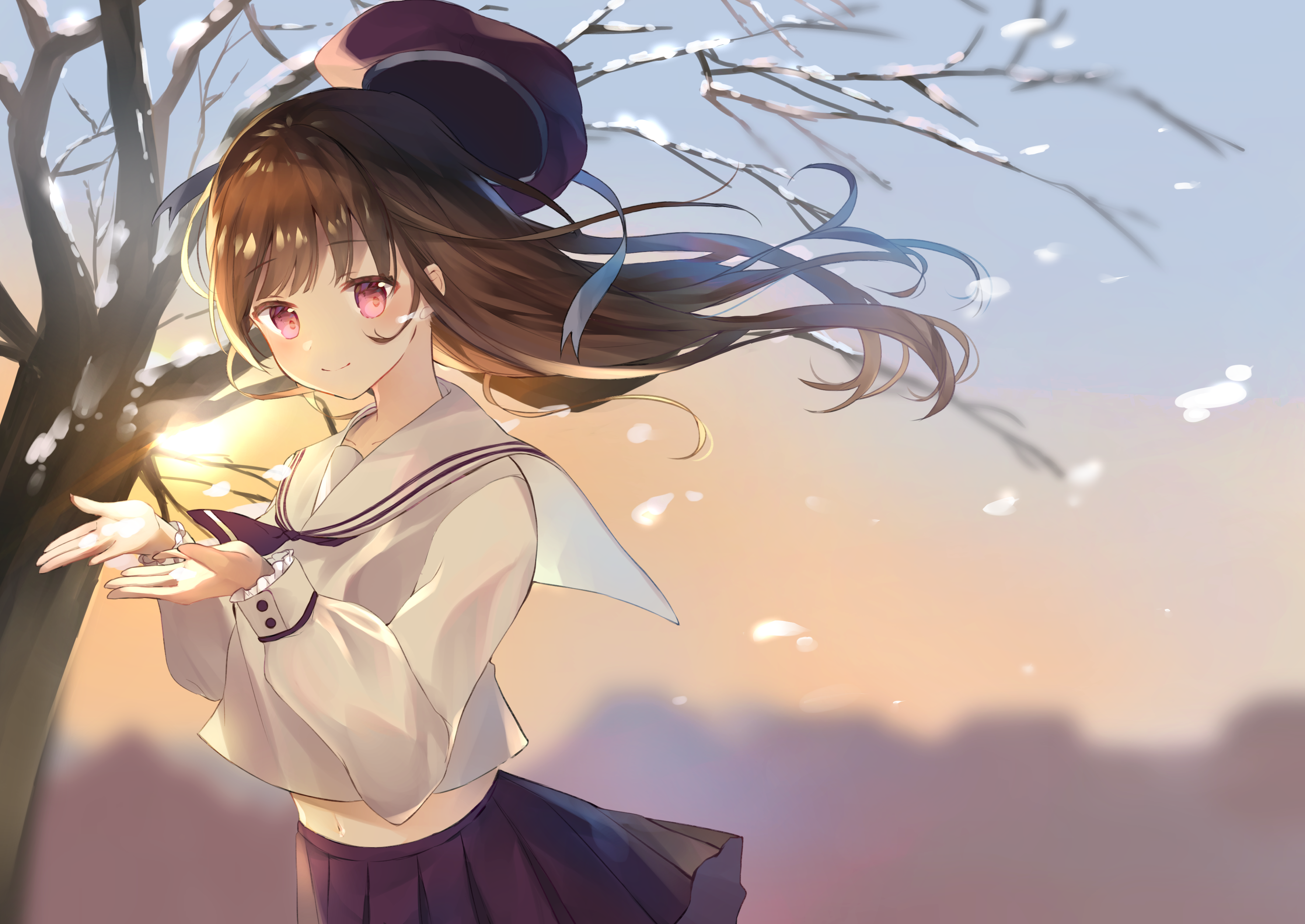Anime Girl HD Wallpaper by 万冬しま
