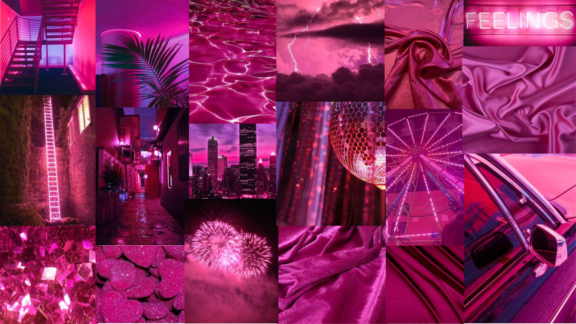 magenta aesthetic desktop wallpaper collage HD laptop computer. Aesthetic desktop wallpaper, Wallpaper, Desktop wallpaper