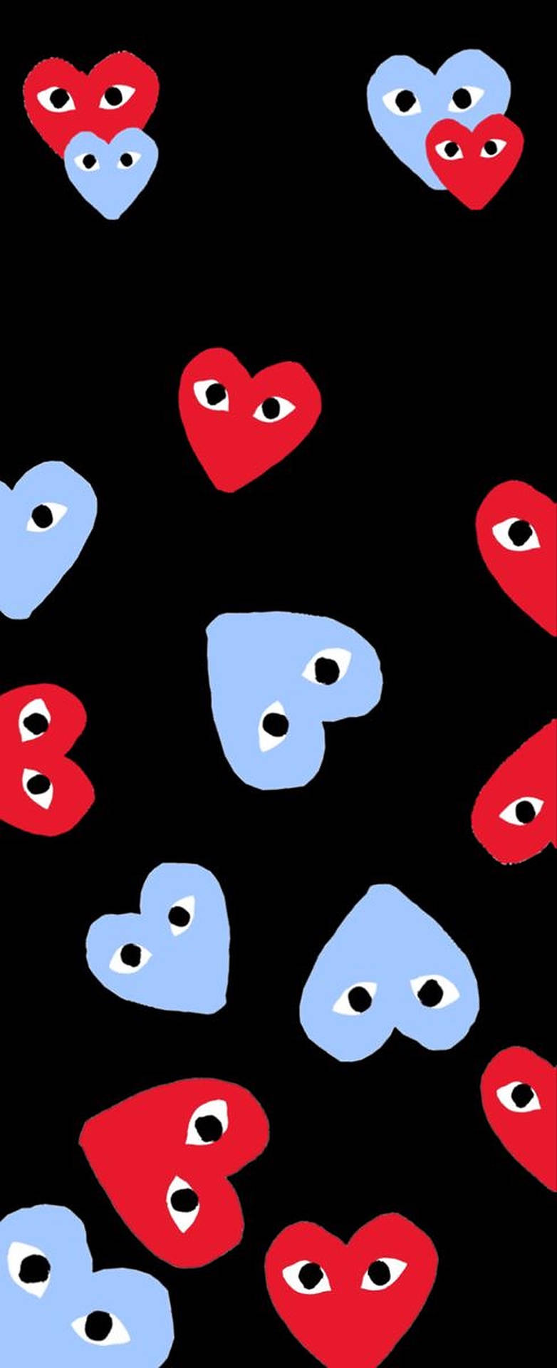 Download Red And Blue Cdg Wallpaper
