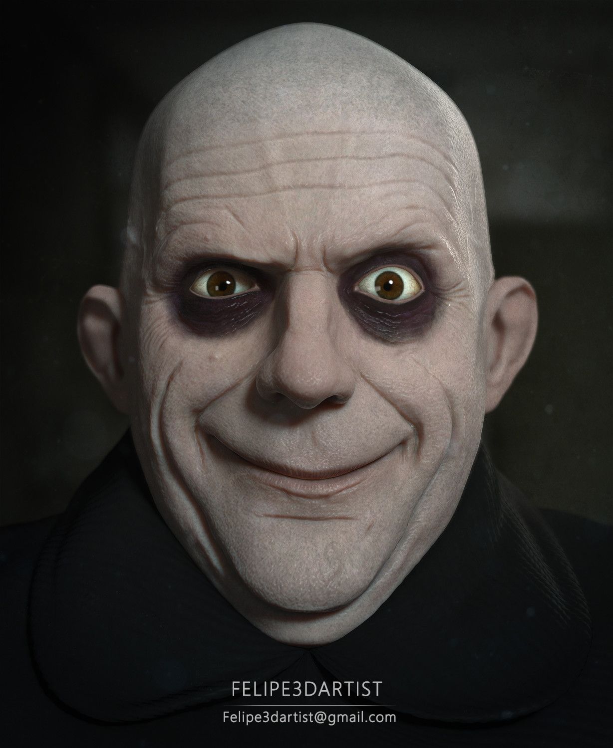 Hi guys, here I present the final render of this fun character. Done in Zbrush &. Addams family costumes, Addams family halloween costumes, Addams family musical