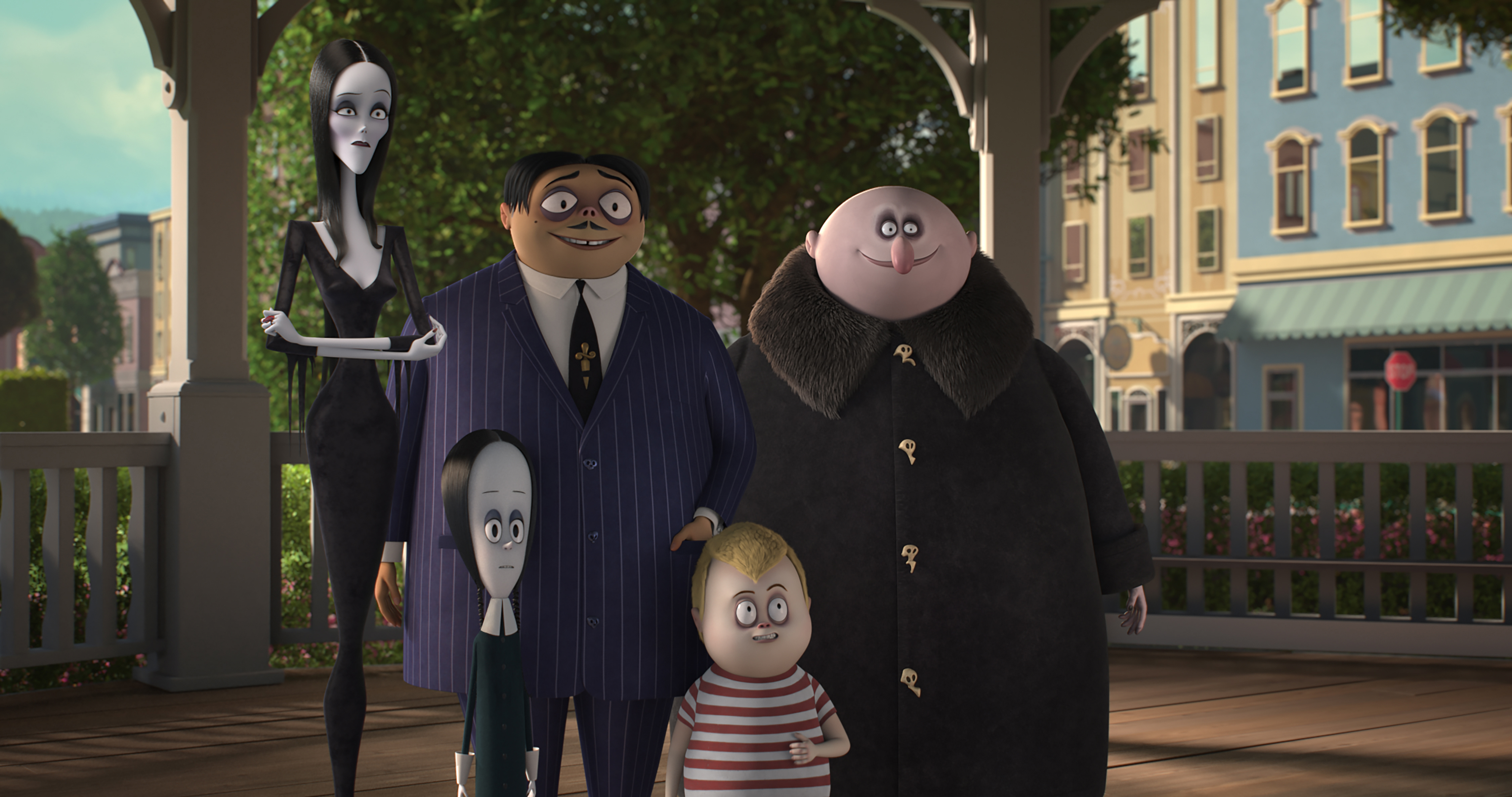 The Addams Family animated movie voice cast's playing who