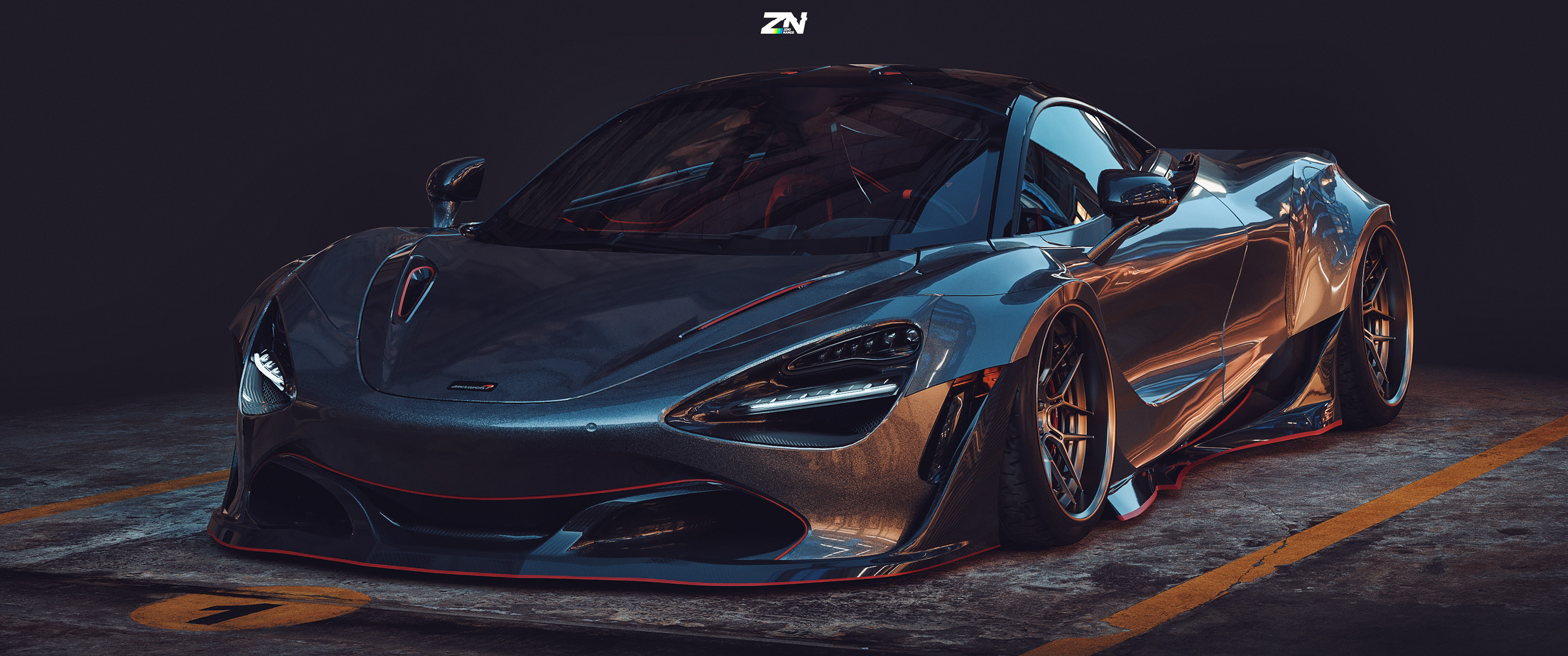 Mclaren 720S custom widebody
