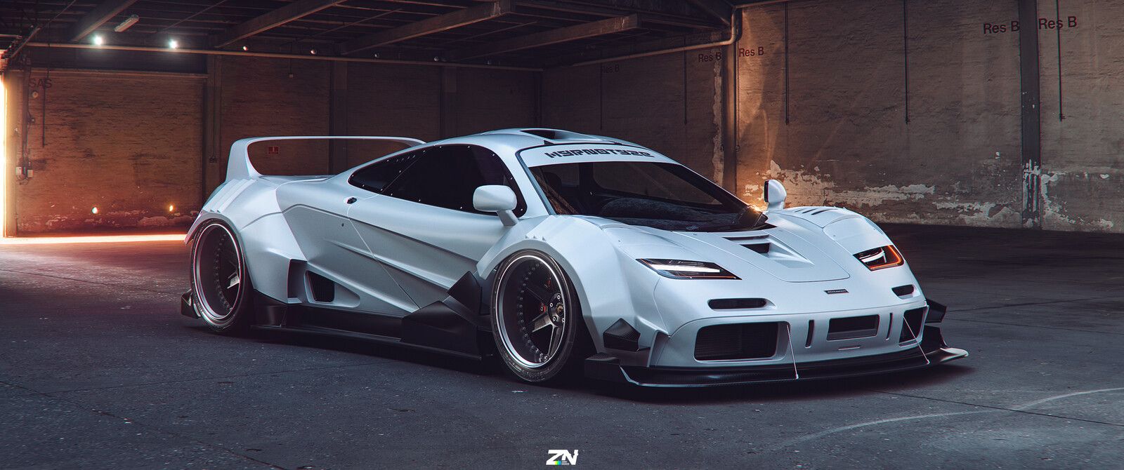 Mclaren F1 Custom Widebody Artwork 8l2aLw. Mclaren F1, Mclaren, Car Design