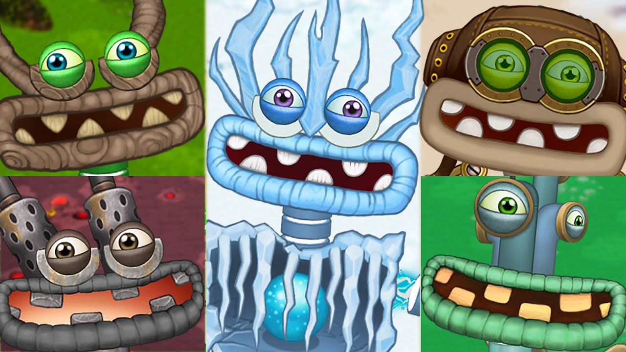 My Singing Monsters Wubbox (Plant, Cold, Air, Water, Earth Quintet)