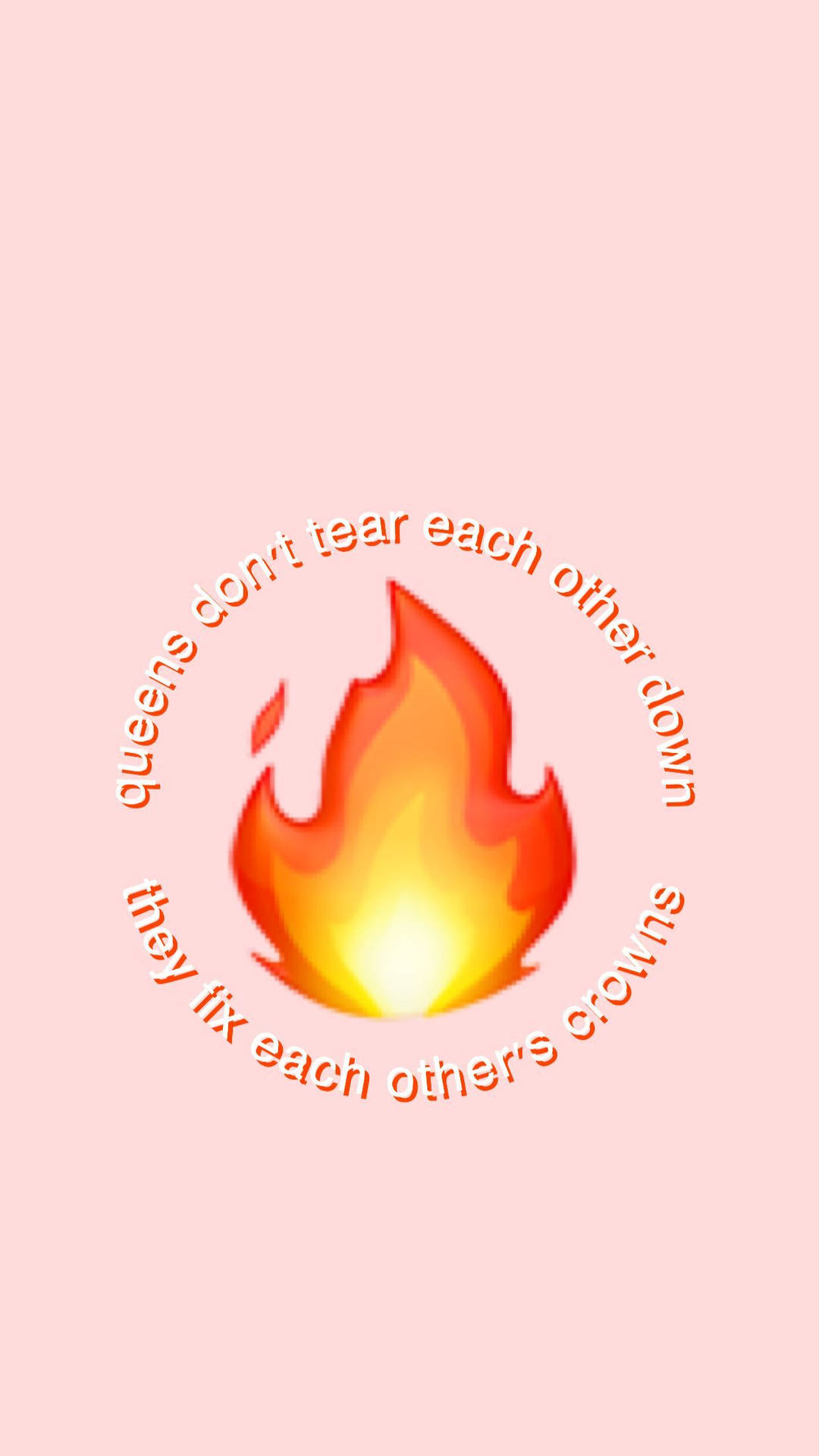 Download iPhone Baddie Fire Emoji Wallpaper