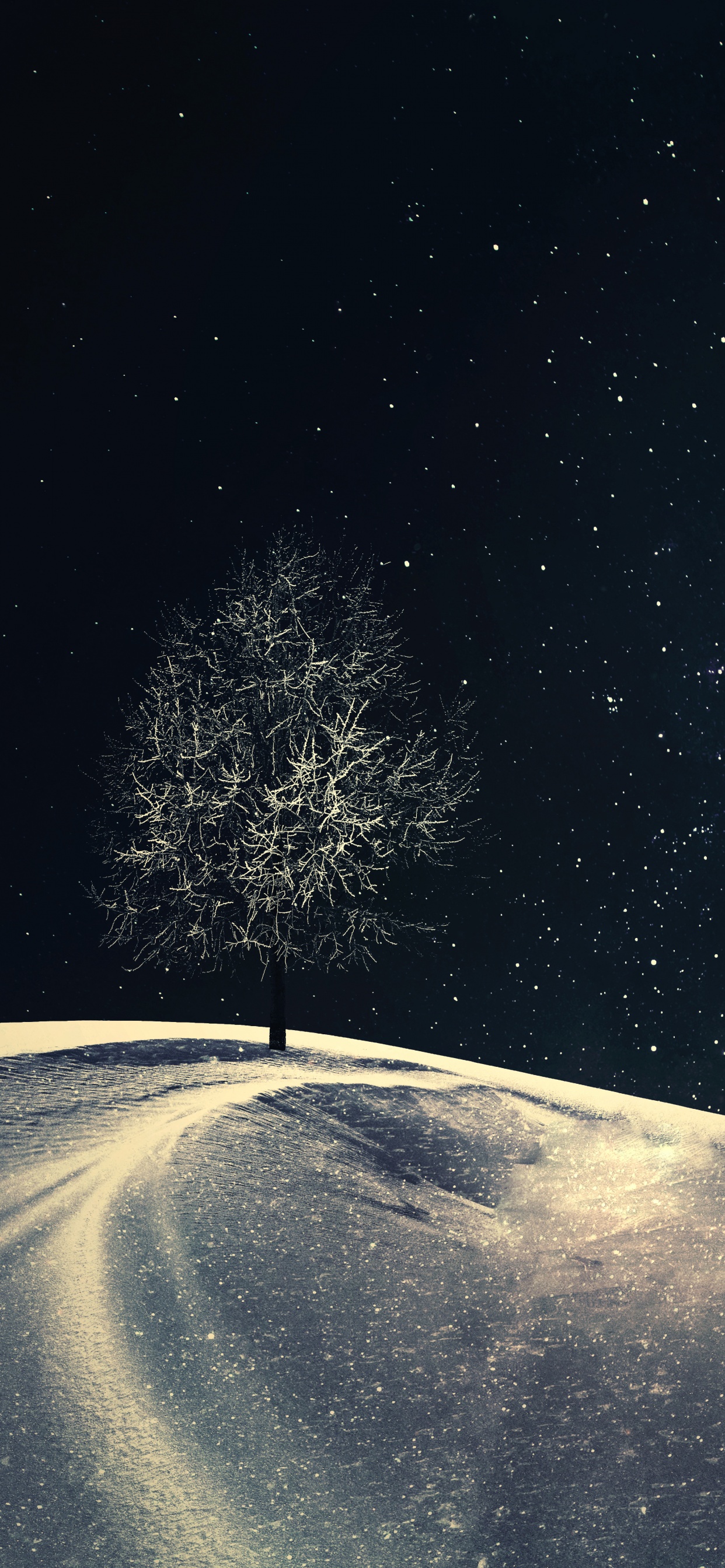 Winter Night Sky iPhone Wallpapers - Wallpaper Cave