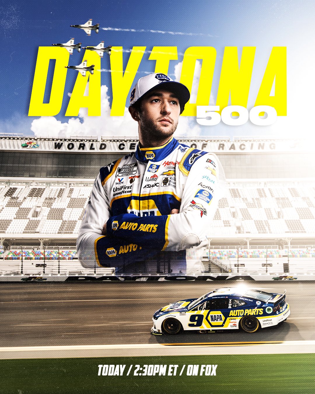 Chase Elliott! Let's have a good day