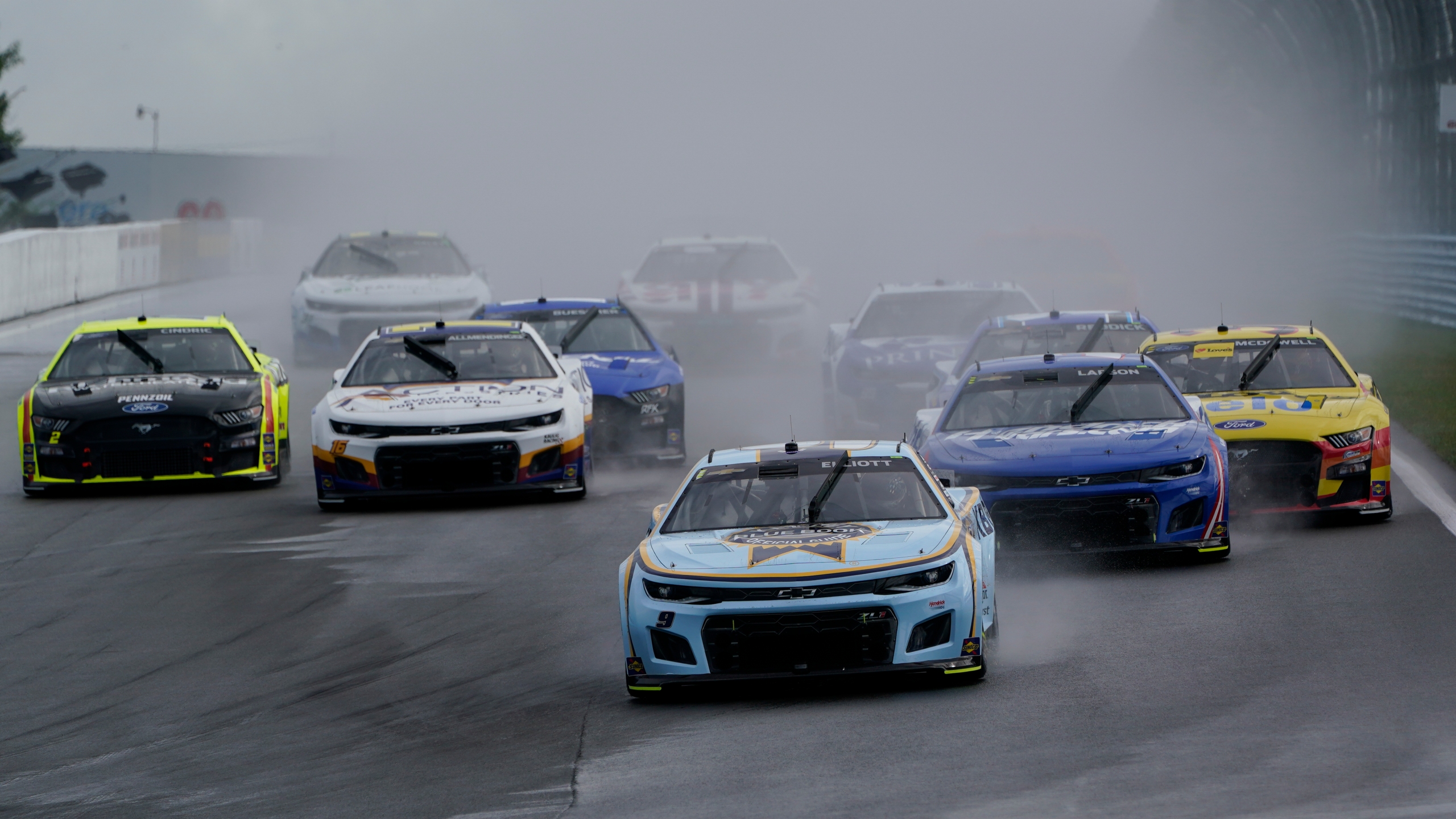 Larson Wins Rain Delayed NASCAR Cup Race At Watkins Glen