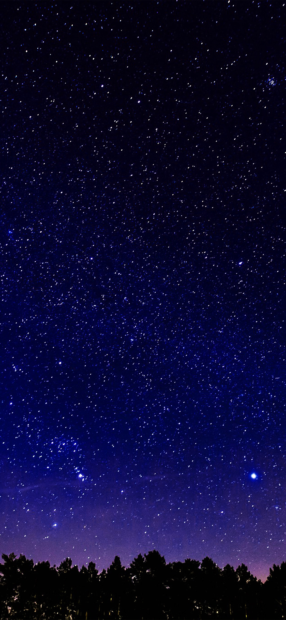 Space Sky Night Dark Nature Blue Wallpaper