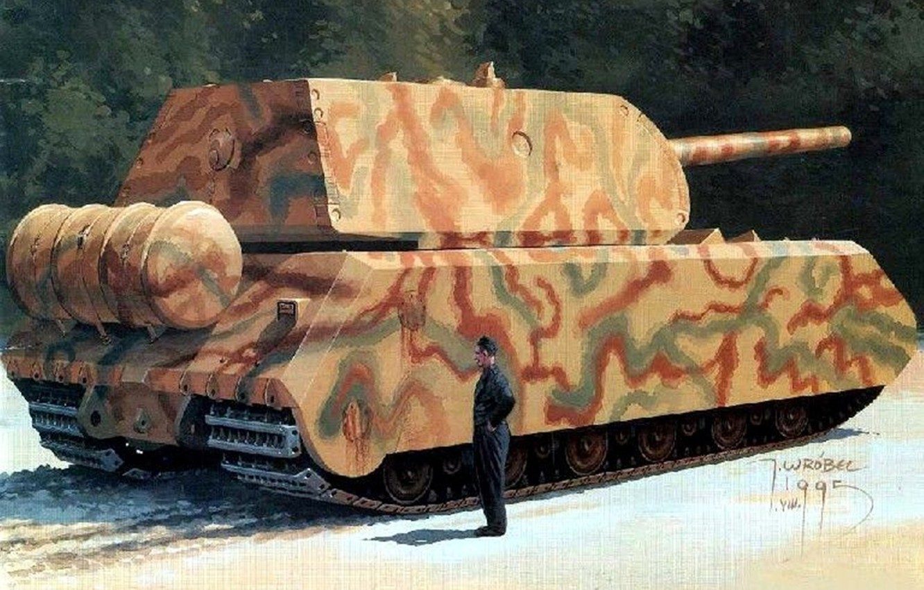 Wallpaper tank, superheavy, Panzerkampfwagen VIII, Mouse, Mouse image for desktop, section оружие