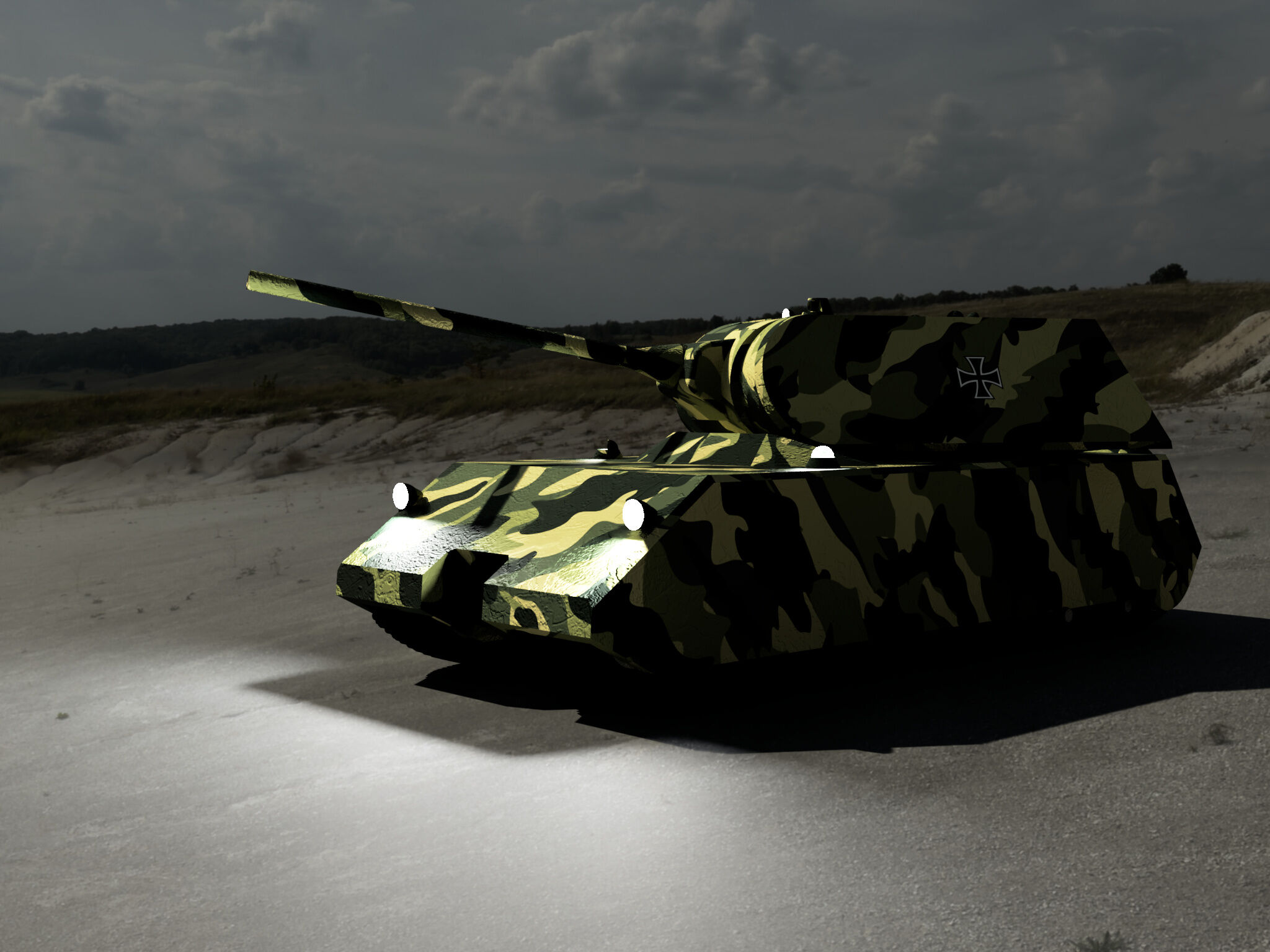 Panzer VIII Maus Tank. Autodesk Online Gallery