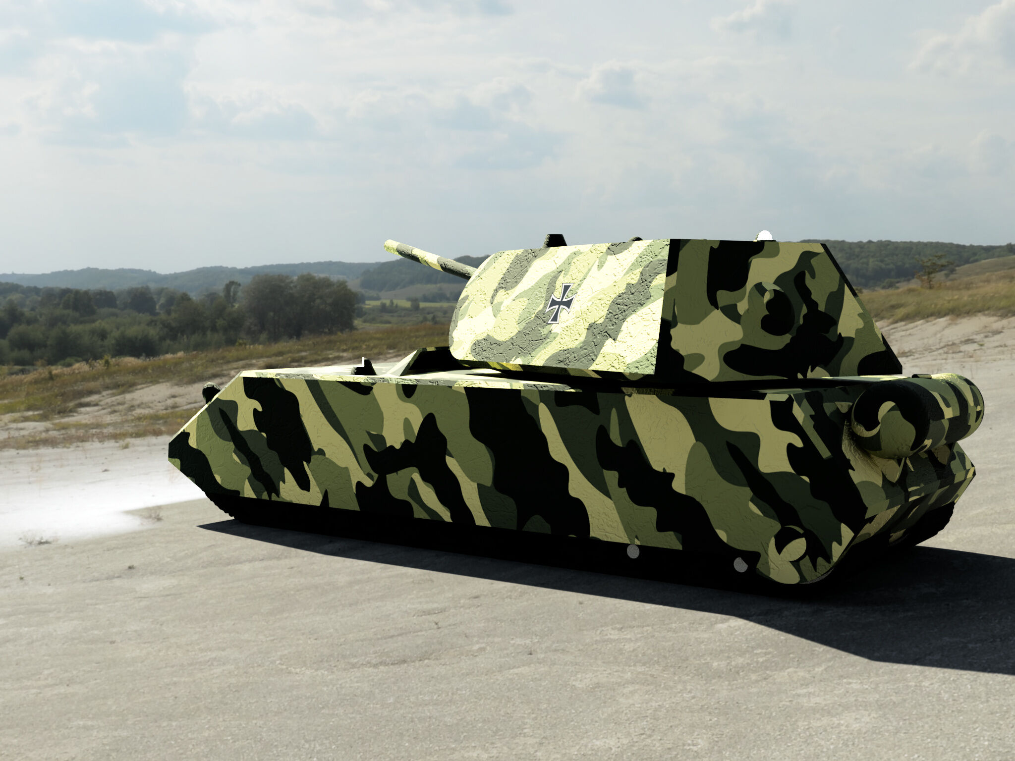 Panzer VIII Maus Tank. Autodesk Online Gallery