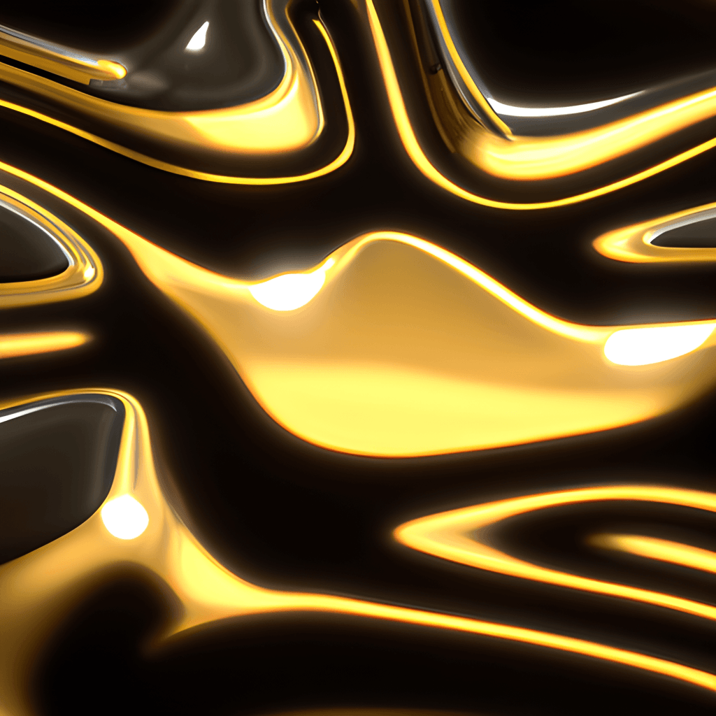 Liquid Gold and Black Background Fantasy 8k 3D HD 300dpi Whimsy No Signature · Creative Fabrica