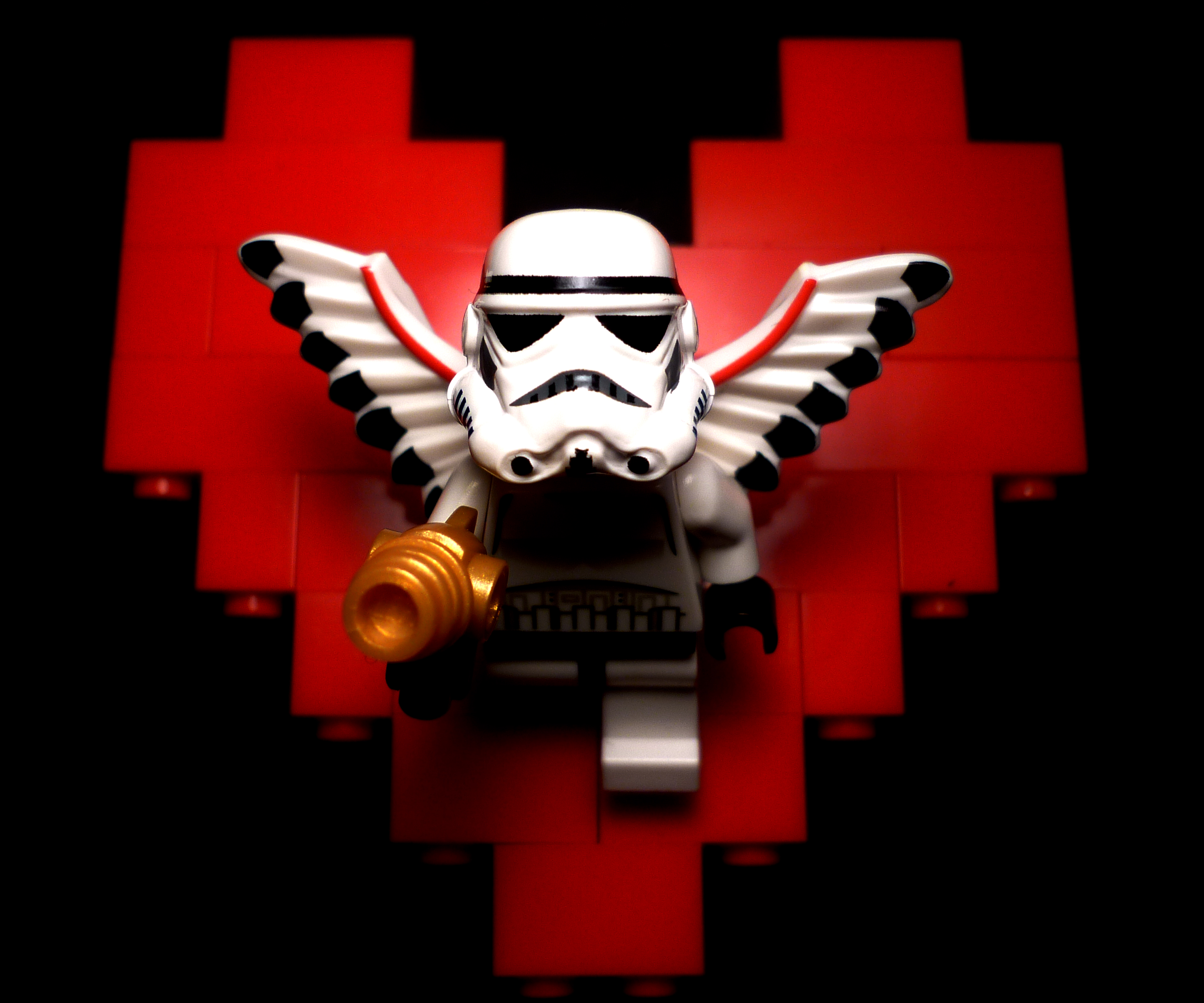 Wallpaper, starwars, heart, LEGO, stormtrooper, stvalentine 2976x2480