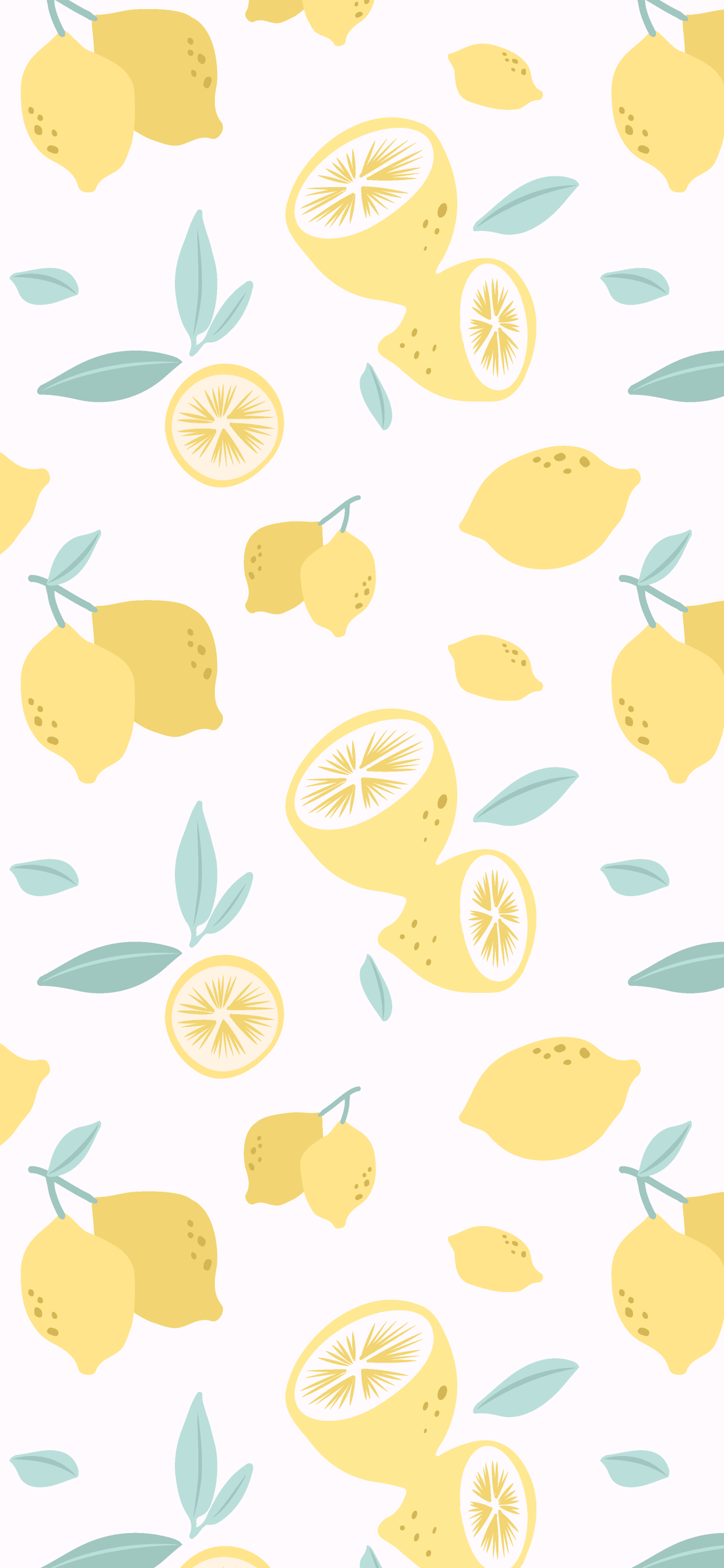Lemons iPhone Wallpaper. Simple iphone wallpaper, Cute summer wallpaper, iPhone wallpaper pattern