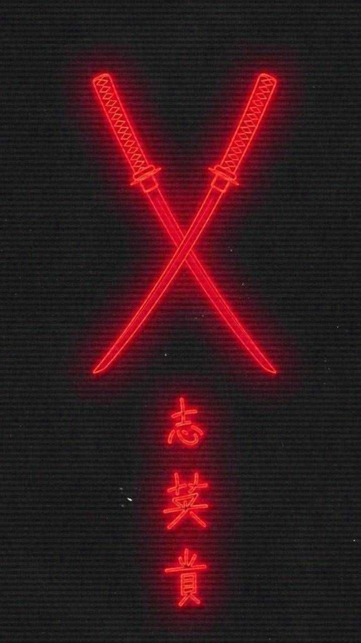 Download Katana red wallpaper by LaloDragYT now. Browse millions of popul. Red wallpaper, Japanese wallpaper iphone, Dragon wallpaper iphone