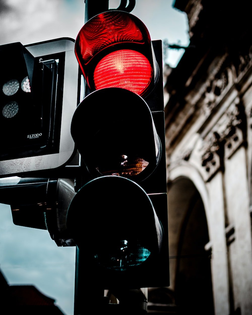 Red Traffic Light Picture. Download Free Image
