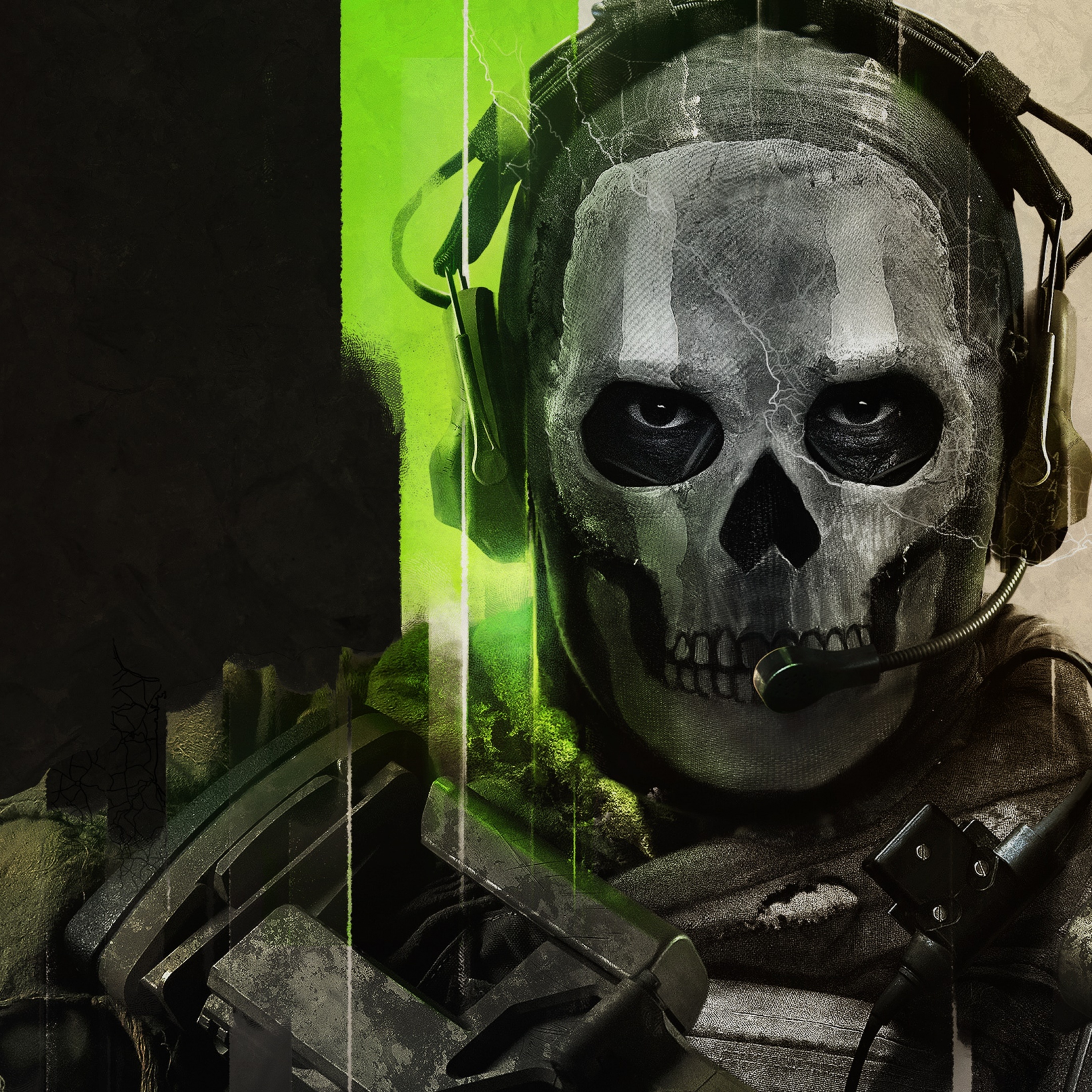 Initial Ghost Wallpaper of Call of Duty Mobile in 2023