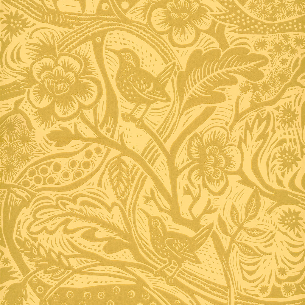 Wren wallpaper. Mark Hearld. St. Jude's Fabrics & Wallpaper