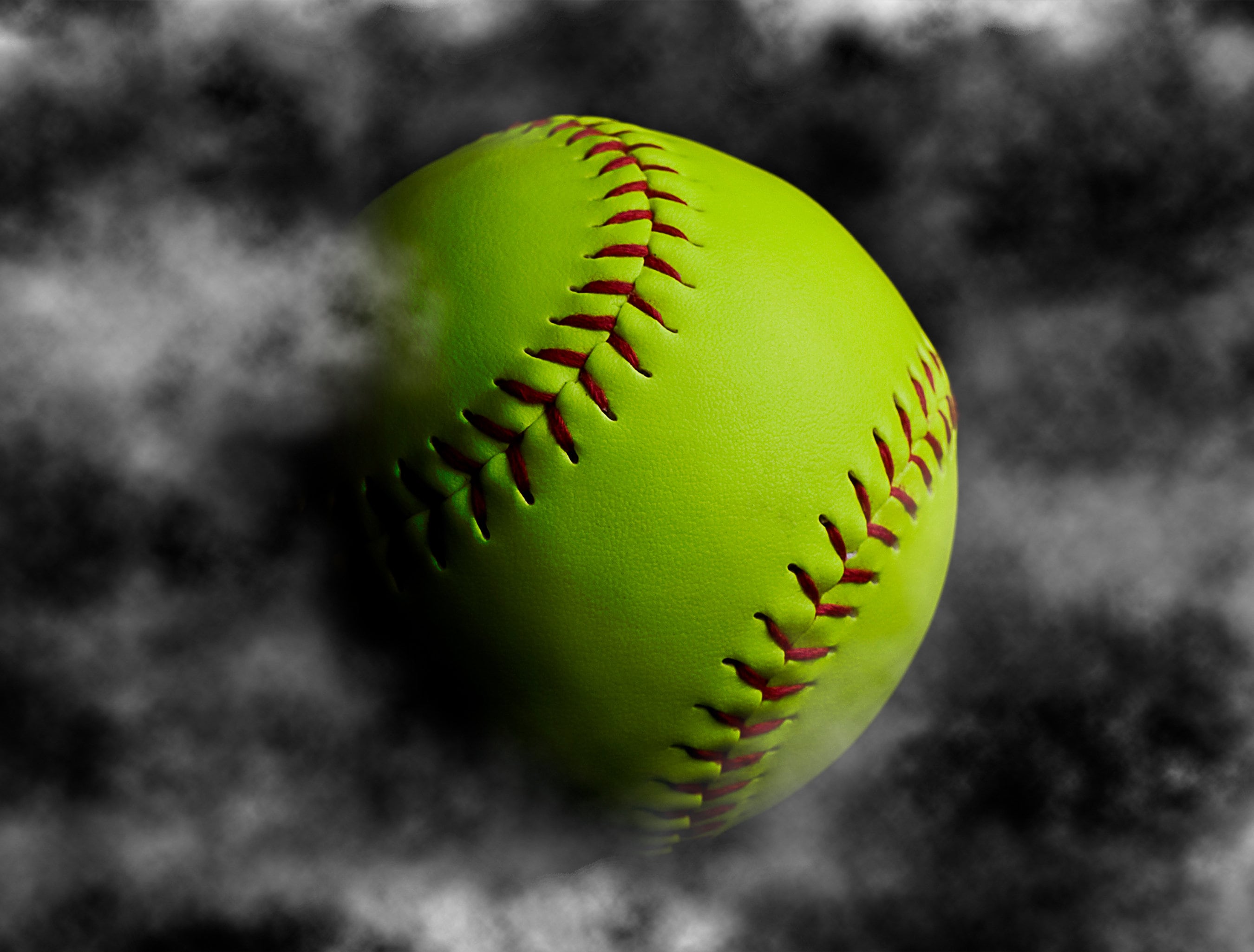 Softball and Digital Background Background Artwork Only