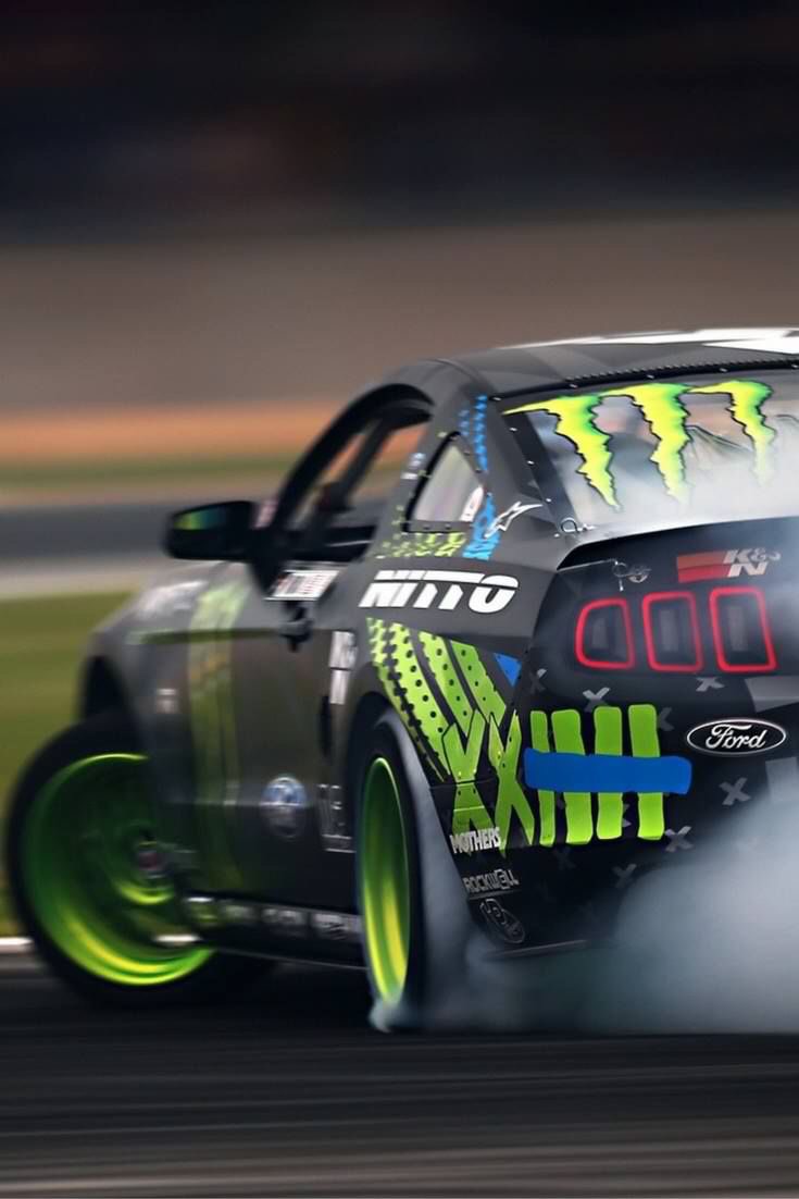 Drift Stang Phone Wallpaper