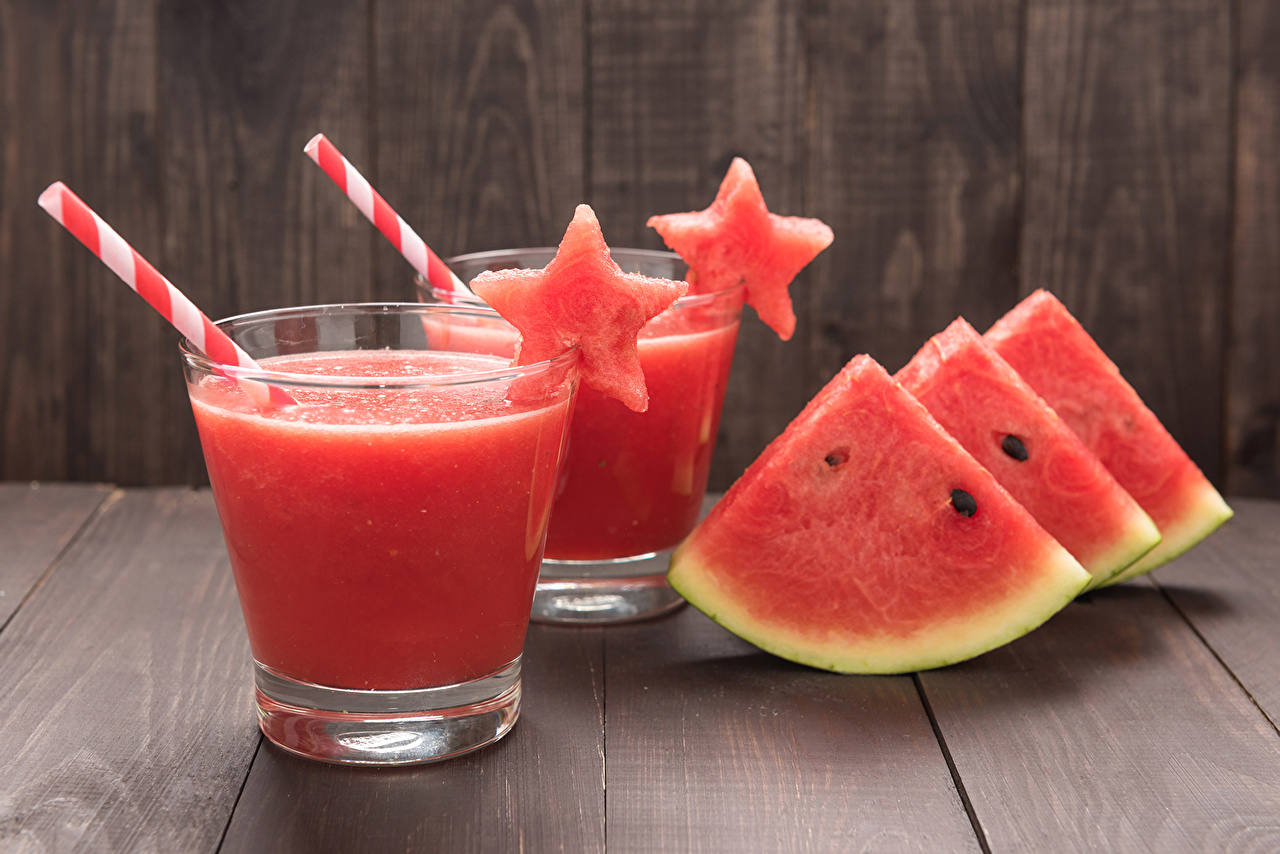 image Juice Piece Watermelons Highball glass Food
