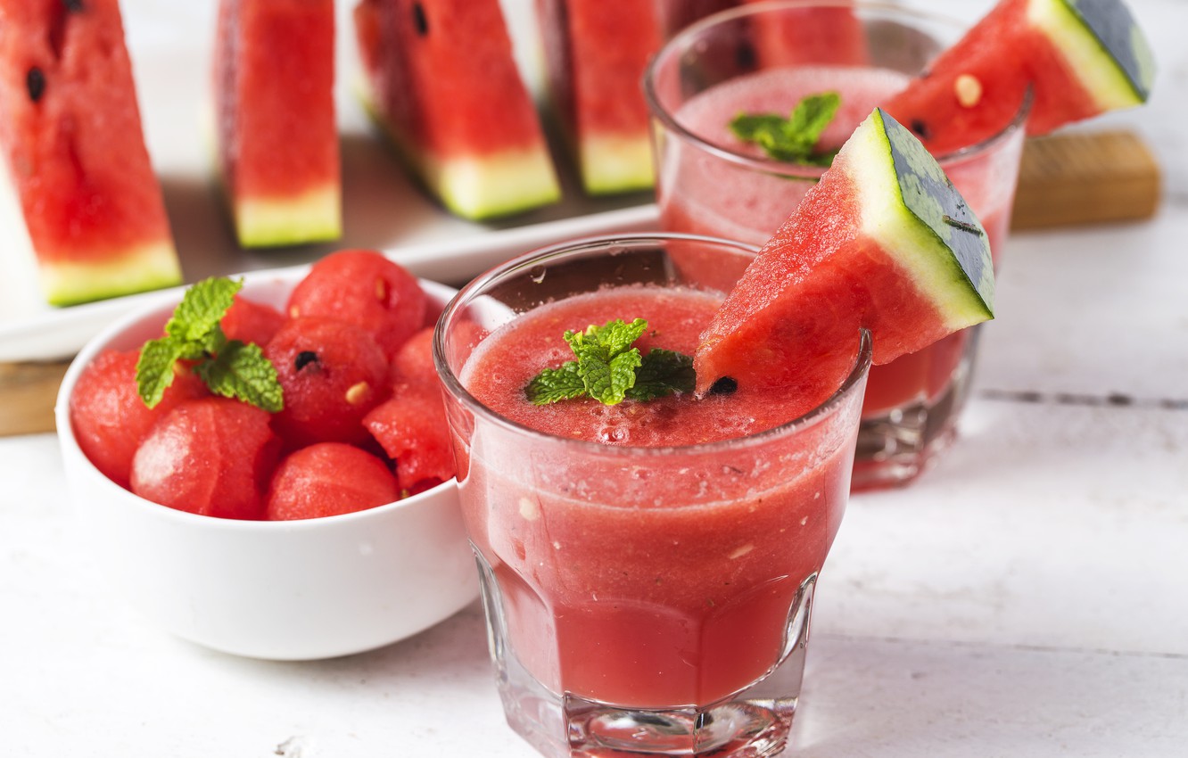 Wallpaper watermelon, juice, cocktail, summer, fresh, drink, watermelon, tropical, slice image for desktop, section еда