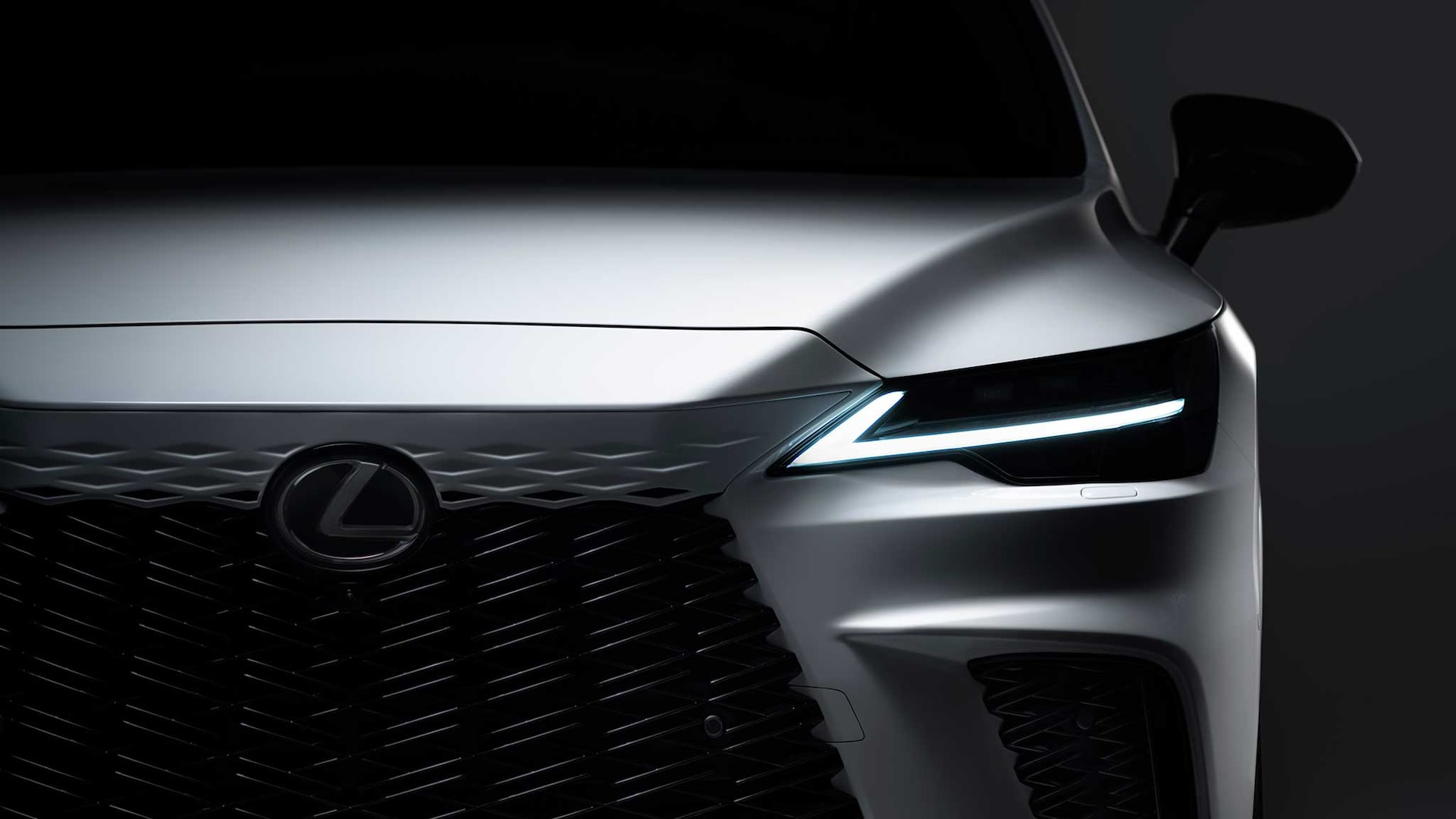 2023 Lexus RX Peeks Its New Face, Headlights Out Ahead of Debut