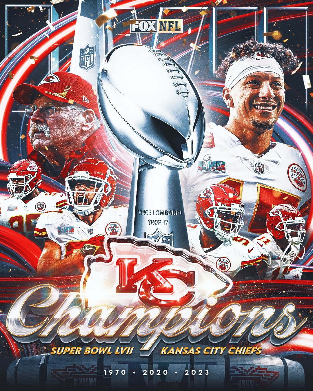 Kansas City Chiefs Super Bowl LVII Champions wallpapers