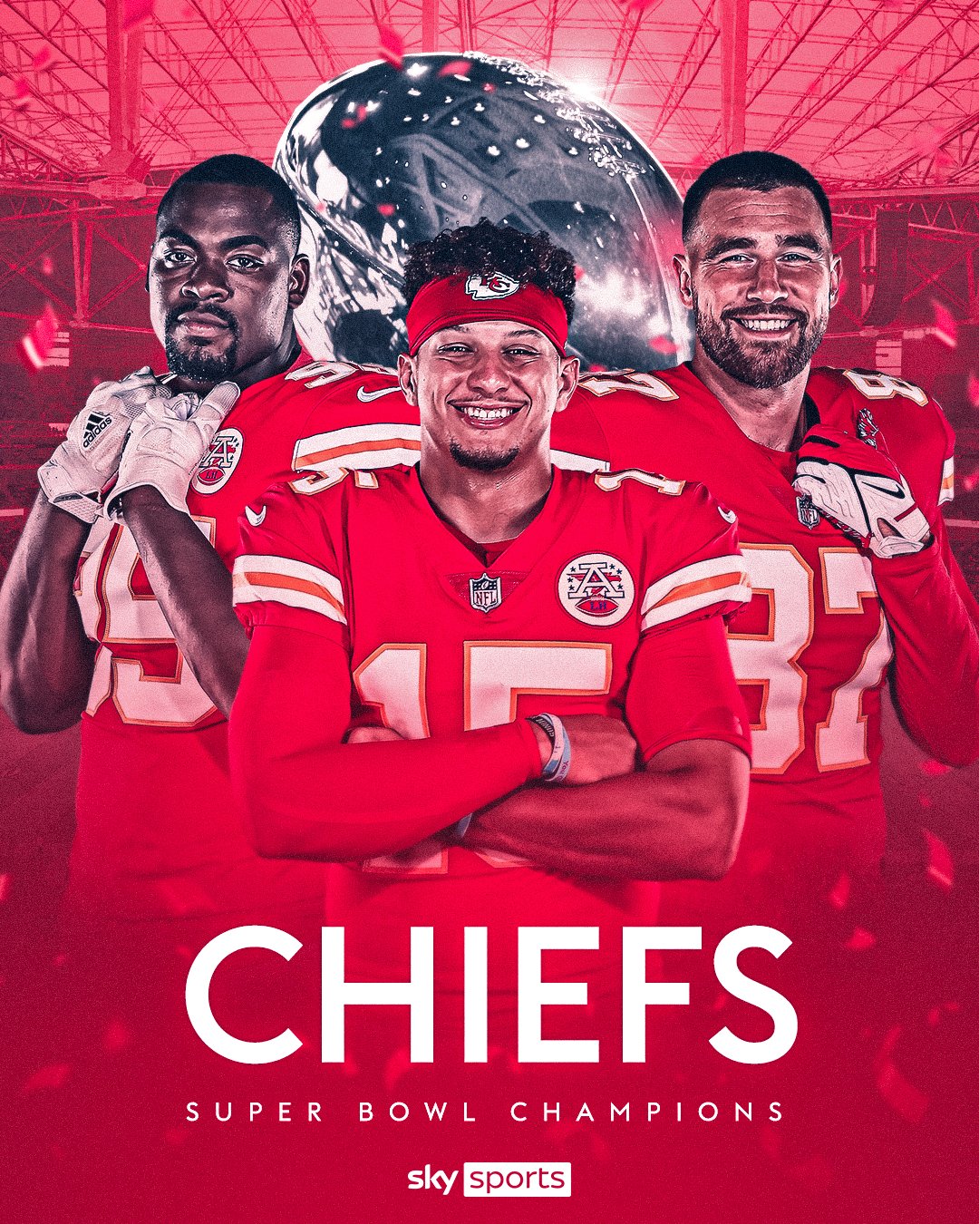 Kansas City Chiefs Super Bowl LVII Champions wallpapers