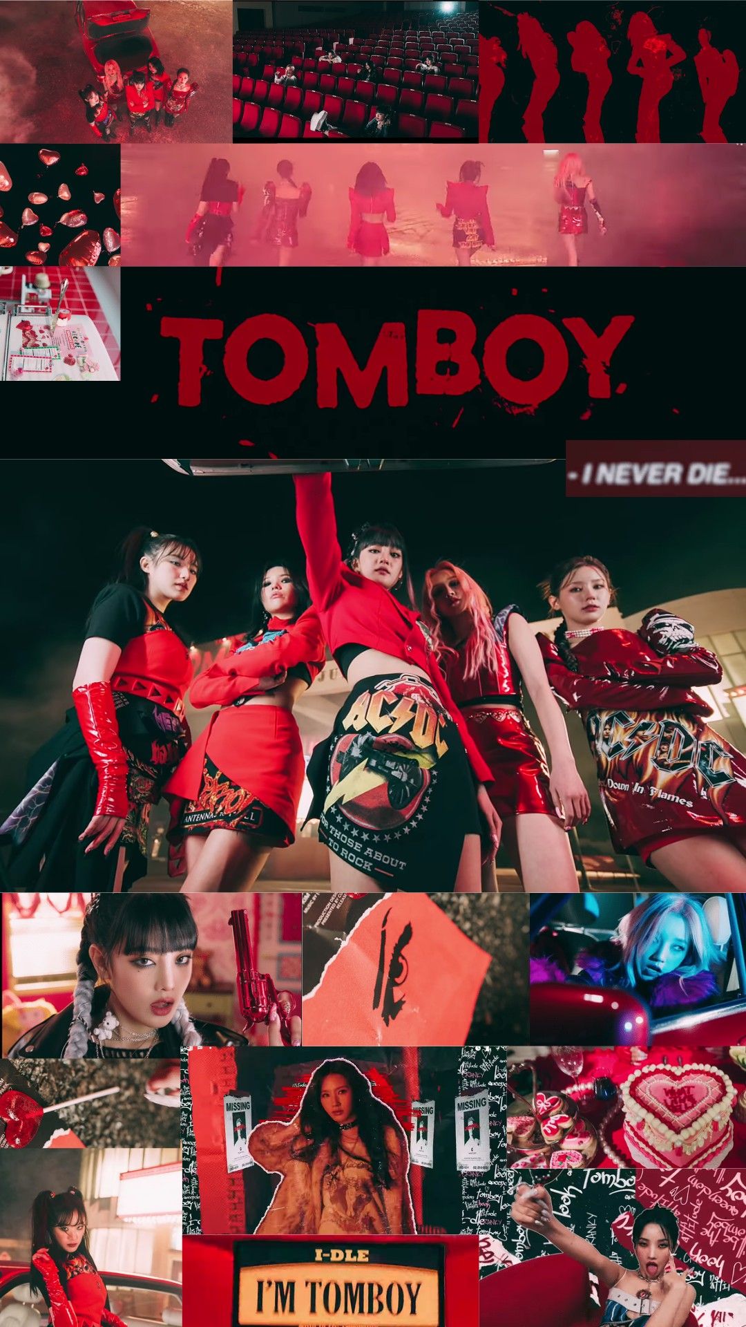 Gidle tomboy mv wallpaper. Papel de parede kpop, Ideias de papel de parede, Papel de parede hippie