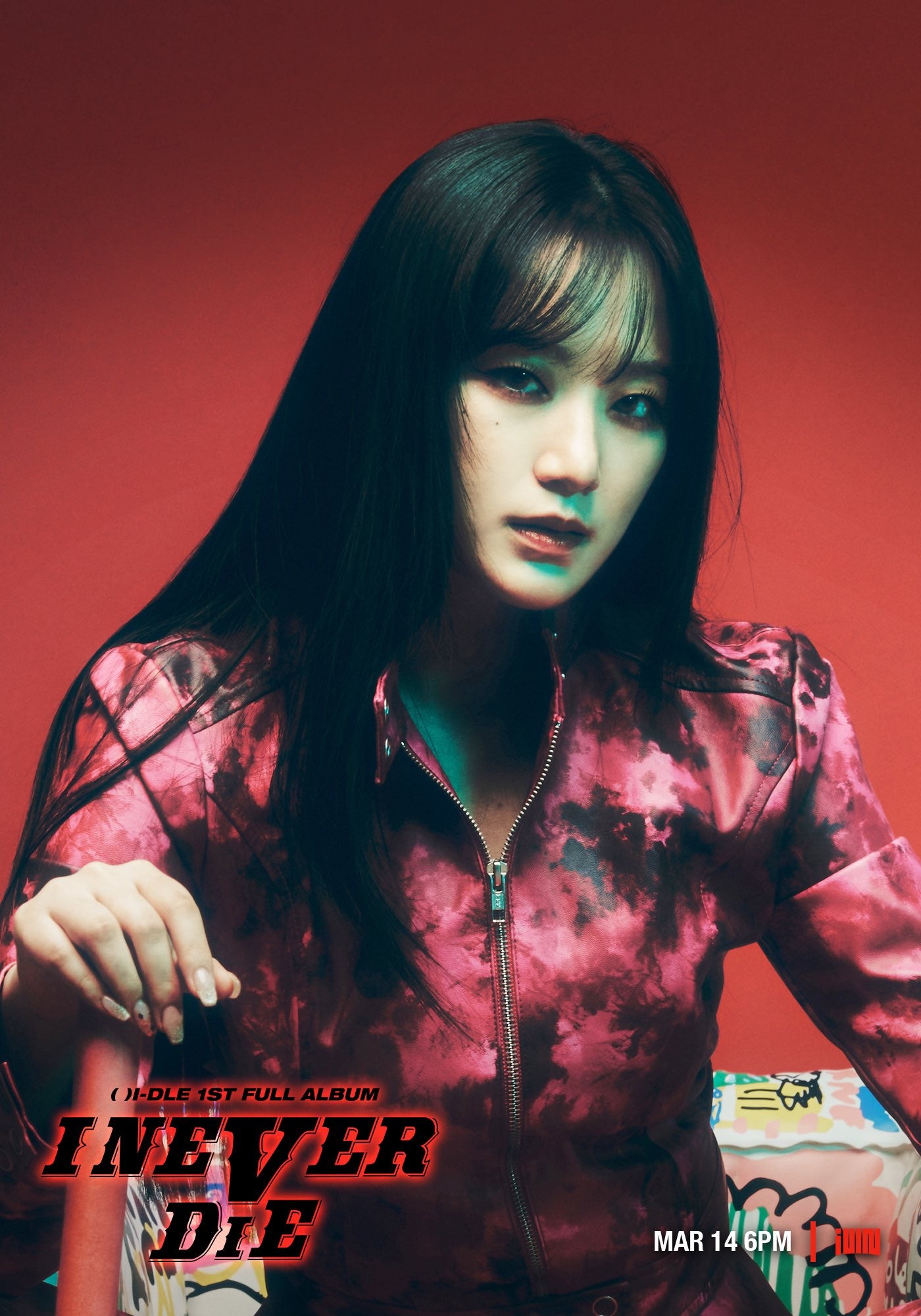 G)I DLE Are Bad Girls In Red In 'I Never Die' Teaser Image