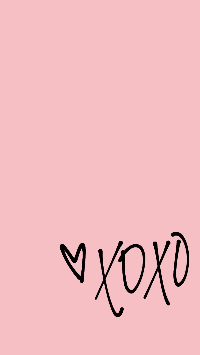 Xoxo Pink Wallpaper