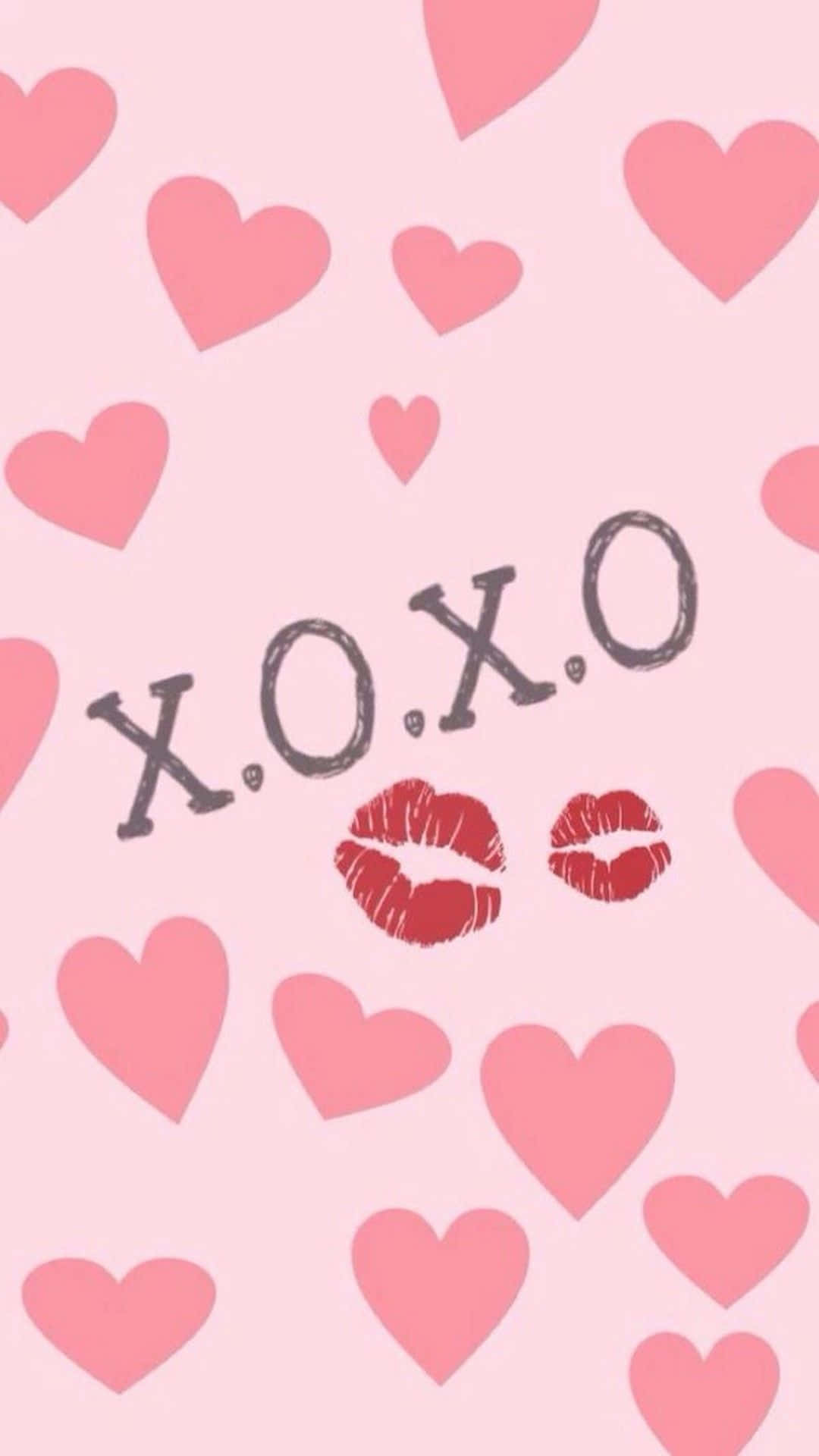 Download Valentine's Day Phone Xoxo Kiss Wallpaper