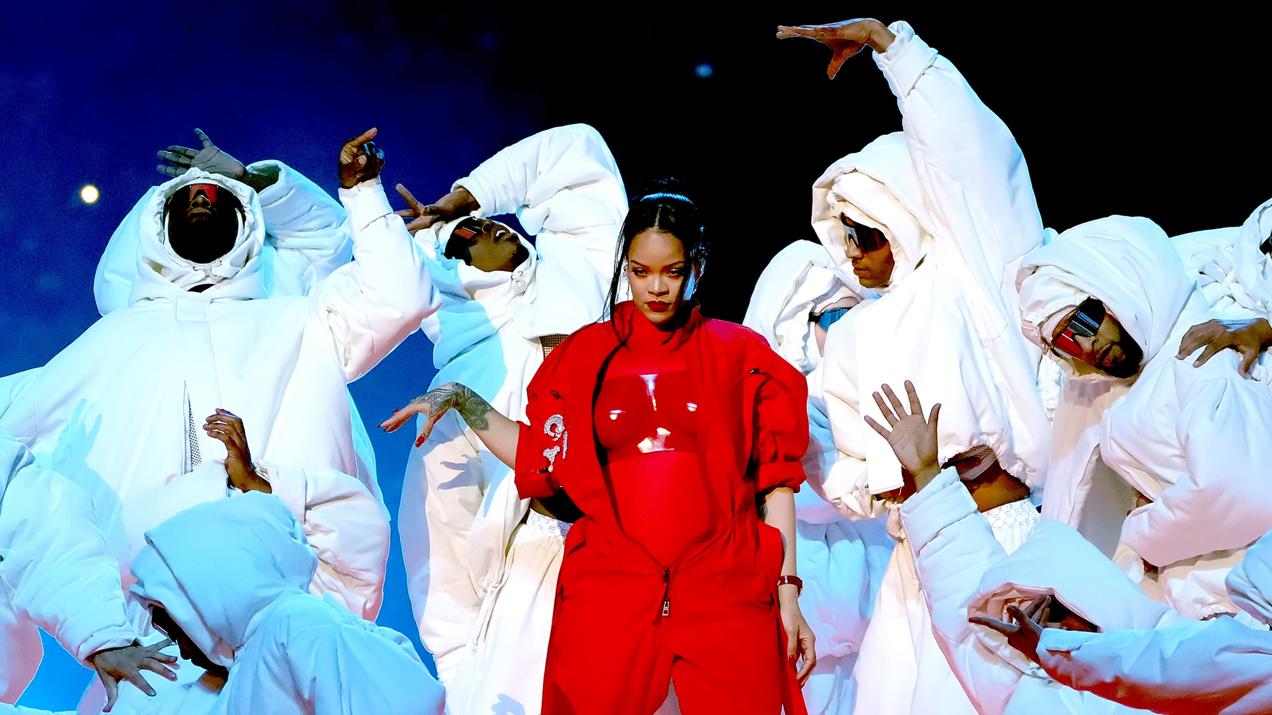 Rihanna Revealed Her Second Pregnancy in an Effortlessly Cool Super Bowl LVII Halftime Show