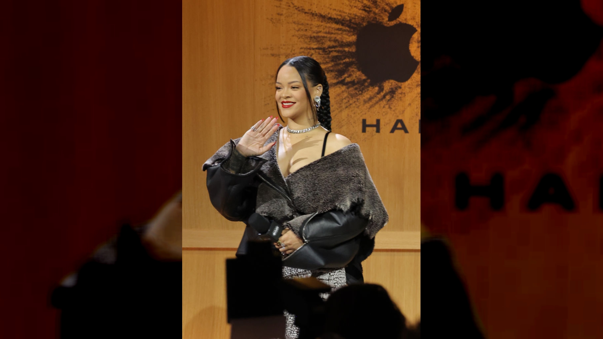 Rihanna at press conference for Super Bowl 2023 Halftime Show, photo
