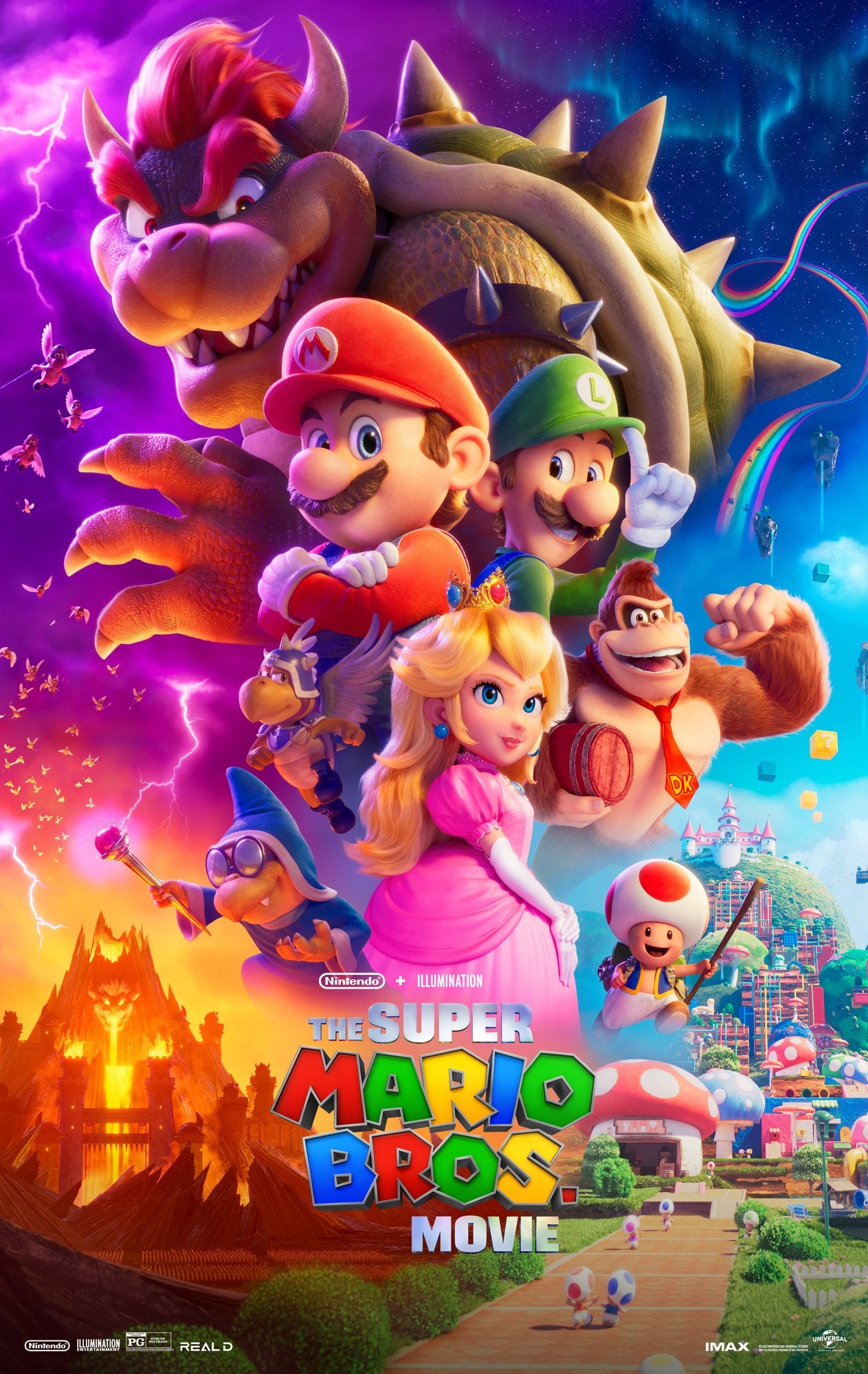 The Super Mario Bros. Movie Poster Features All of Our Favorite Mushroom Kingdom Characters