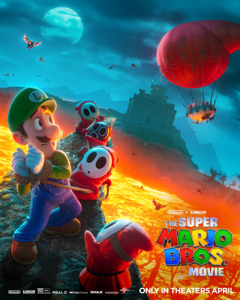 New Super Mario Bros. Movie Poster Has Luigi Seeing Ghosts