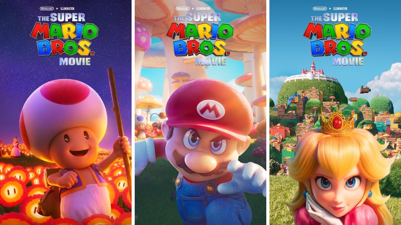 The Super Mario Bros. Movie Official Posters Revealed