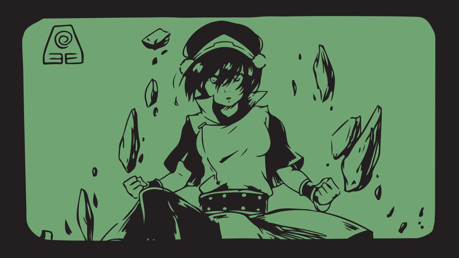Fan content Quick vector Toph wallpaper I did from Gabriel Picolo work