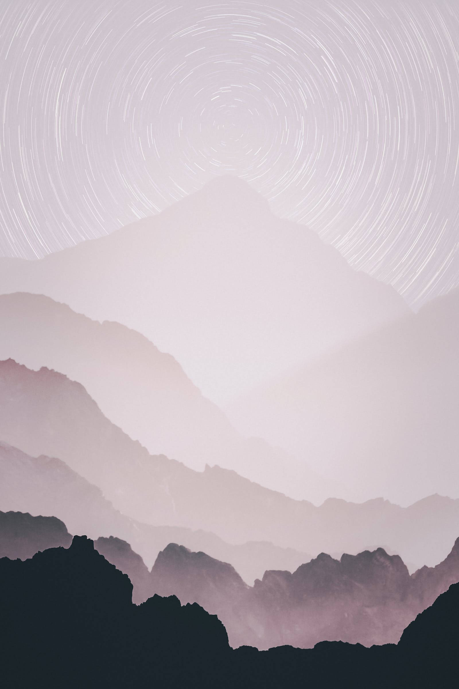Download Mountains Black And Grey iPhone Wallpaper