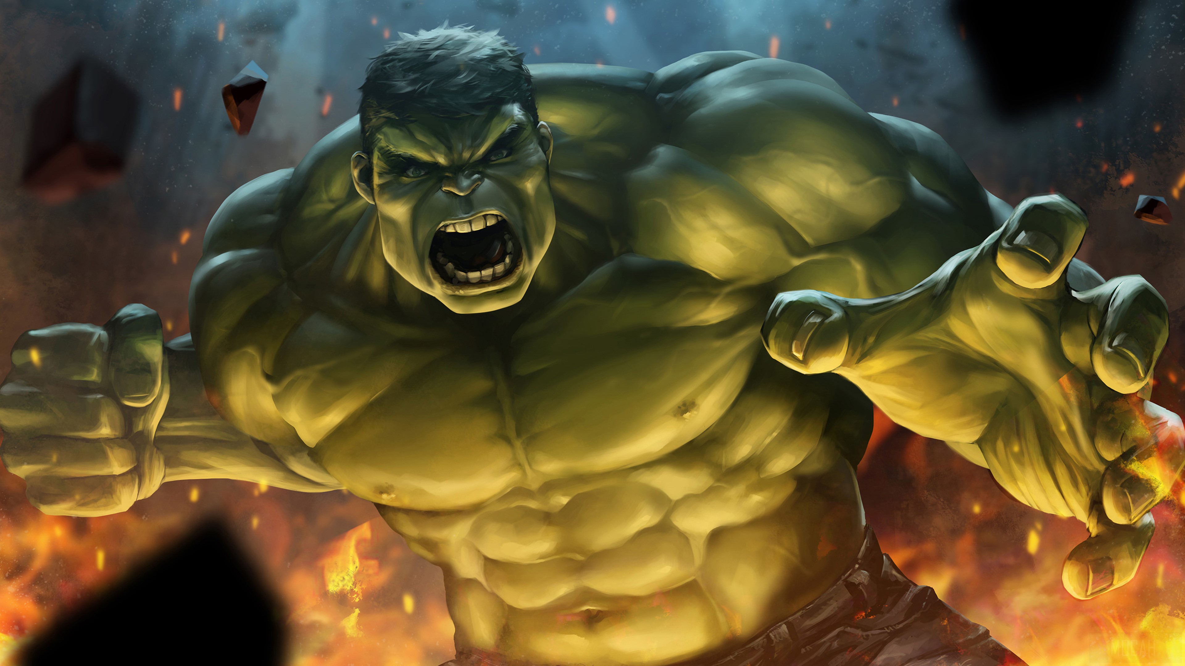 Hulk Smash Art 4k Gallery HD Wallpaper