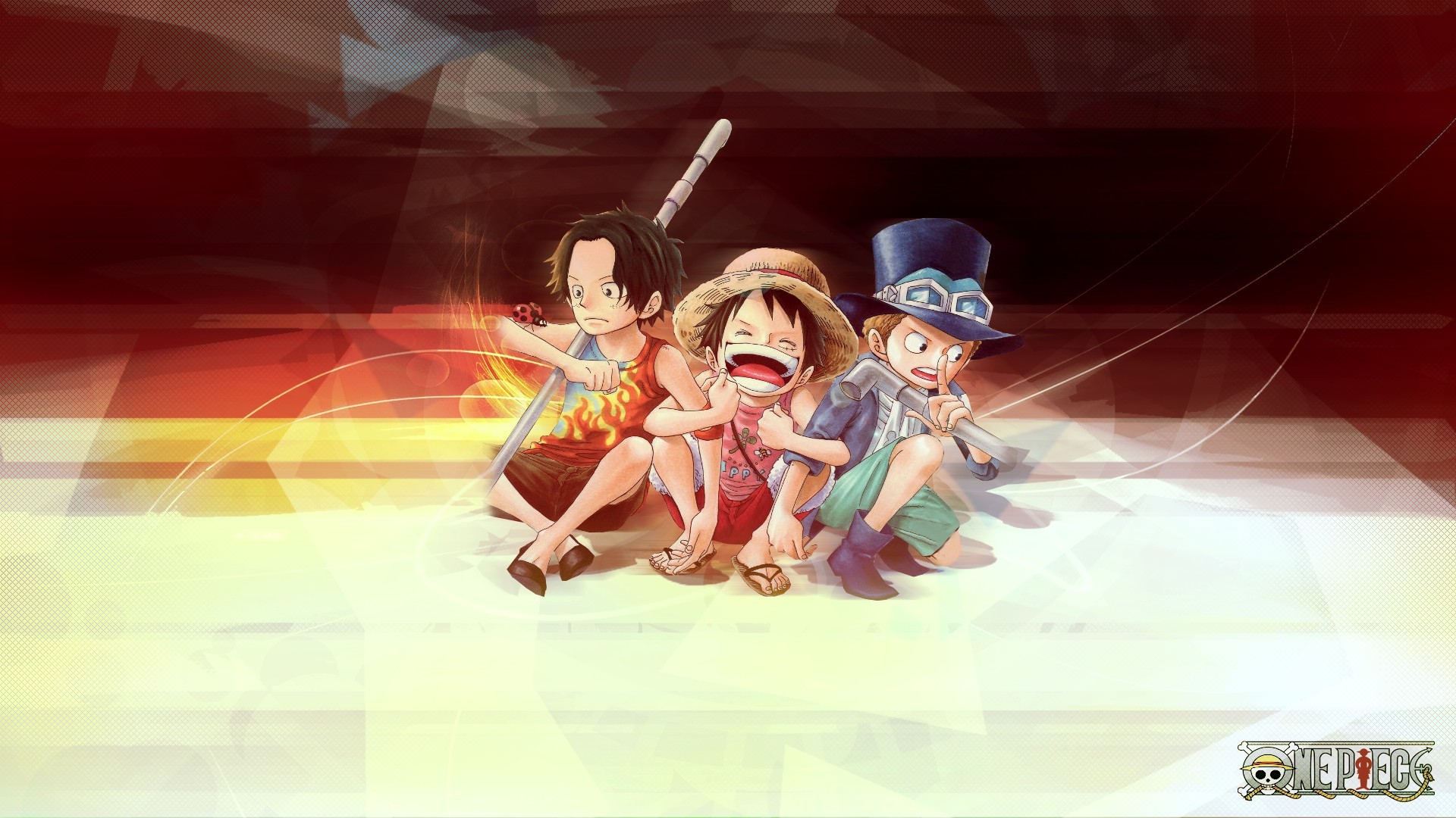 One Piece Luffy and Ace Wallpaper