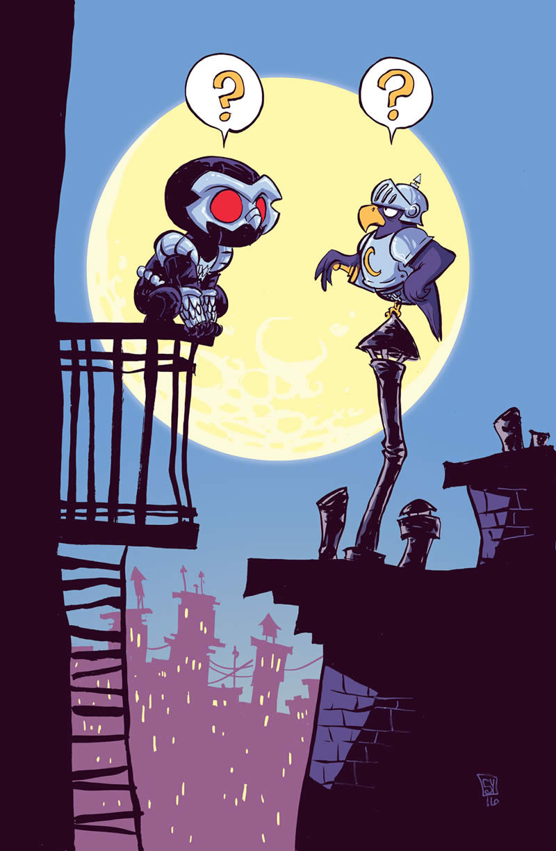 NIGHTHAWK Variant cover by Skottie Young Art Community GALLERY OF COMIC ART