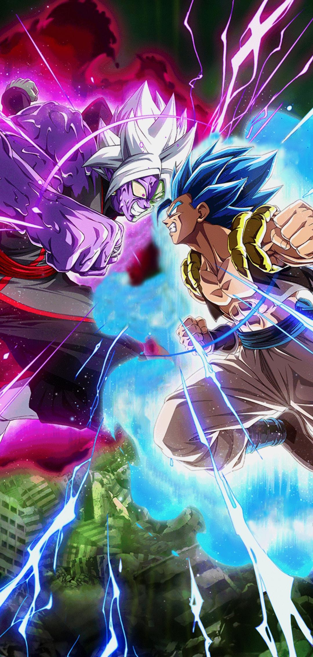 The community asked so I'm delivering, Here is Gogeta VS Zamasu wallpaper edit