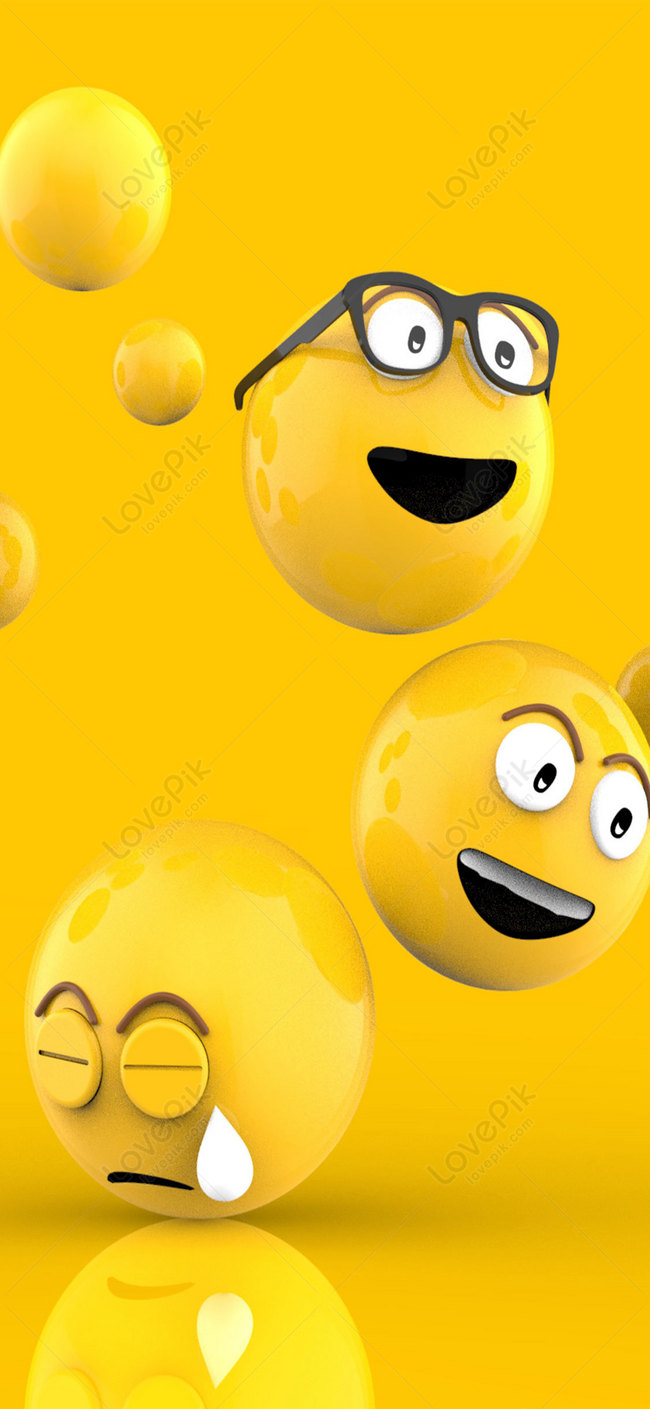 Little Yellow Face Mobile Wallpaper Image Free Download