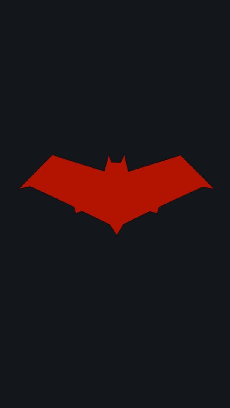 Download Red Batman Logo Wallpaper