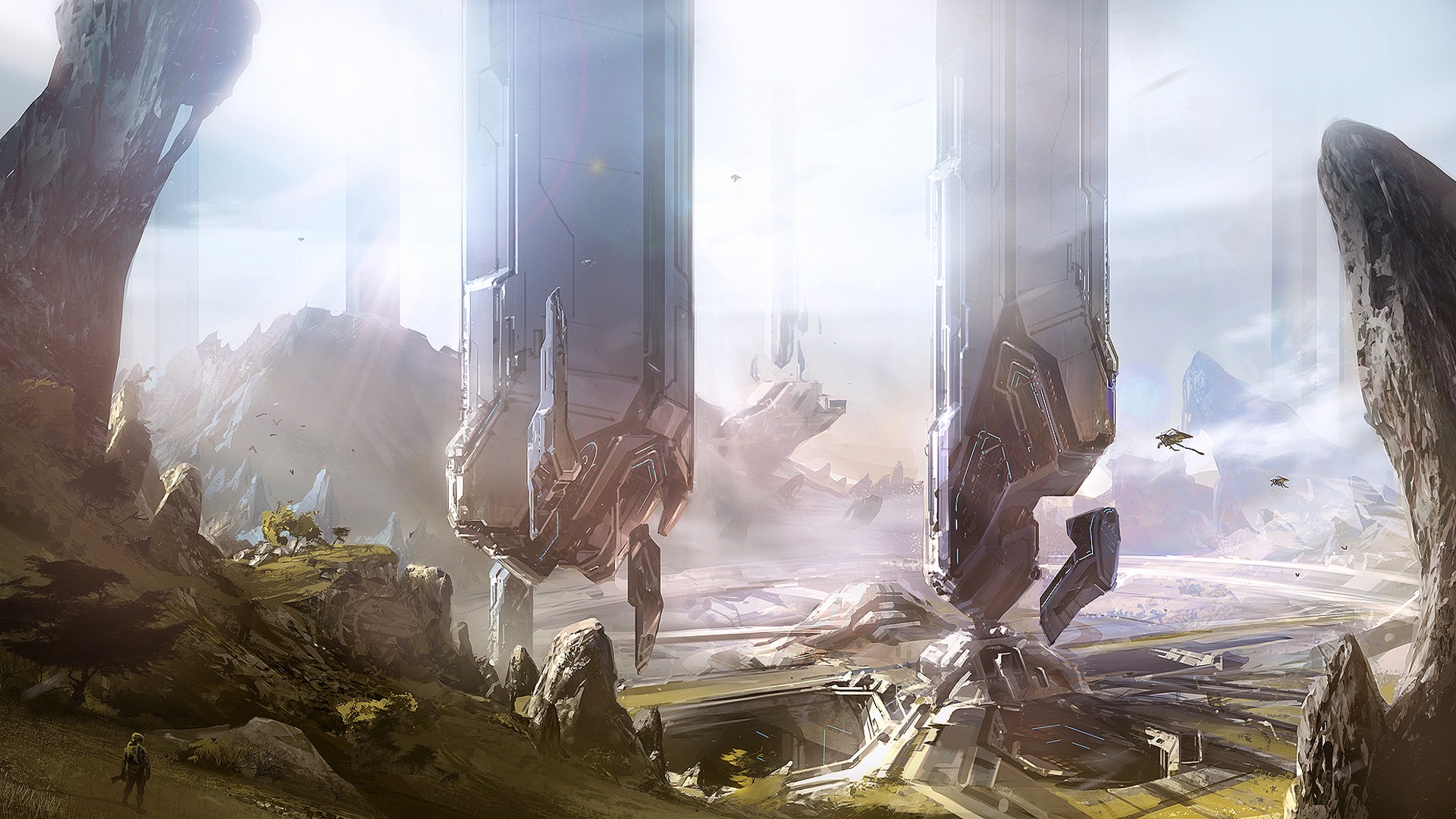 Halo, Halo 4, concept art, video games Gallery HD Wallpaper